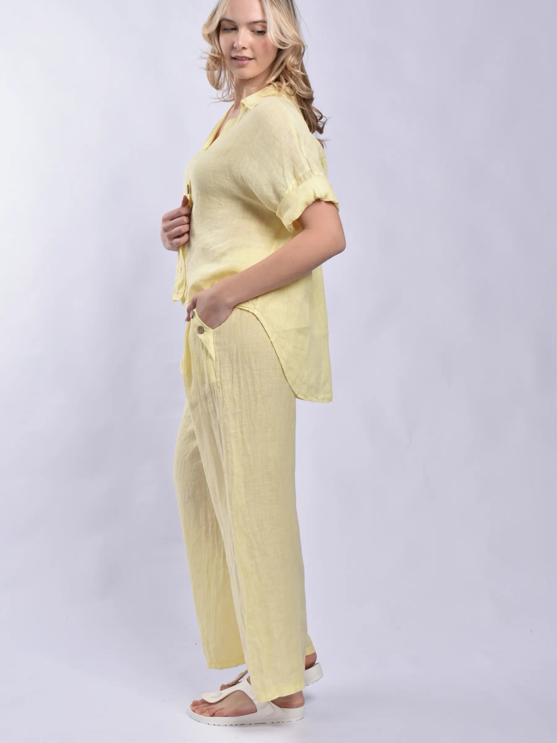 Made In Italy Linen Shirt