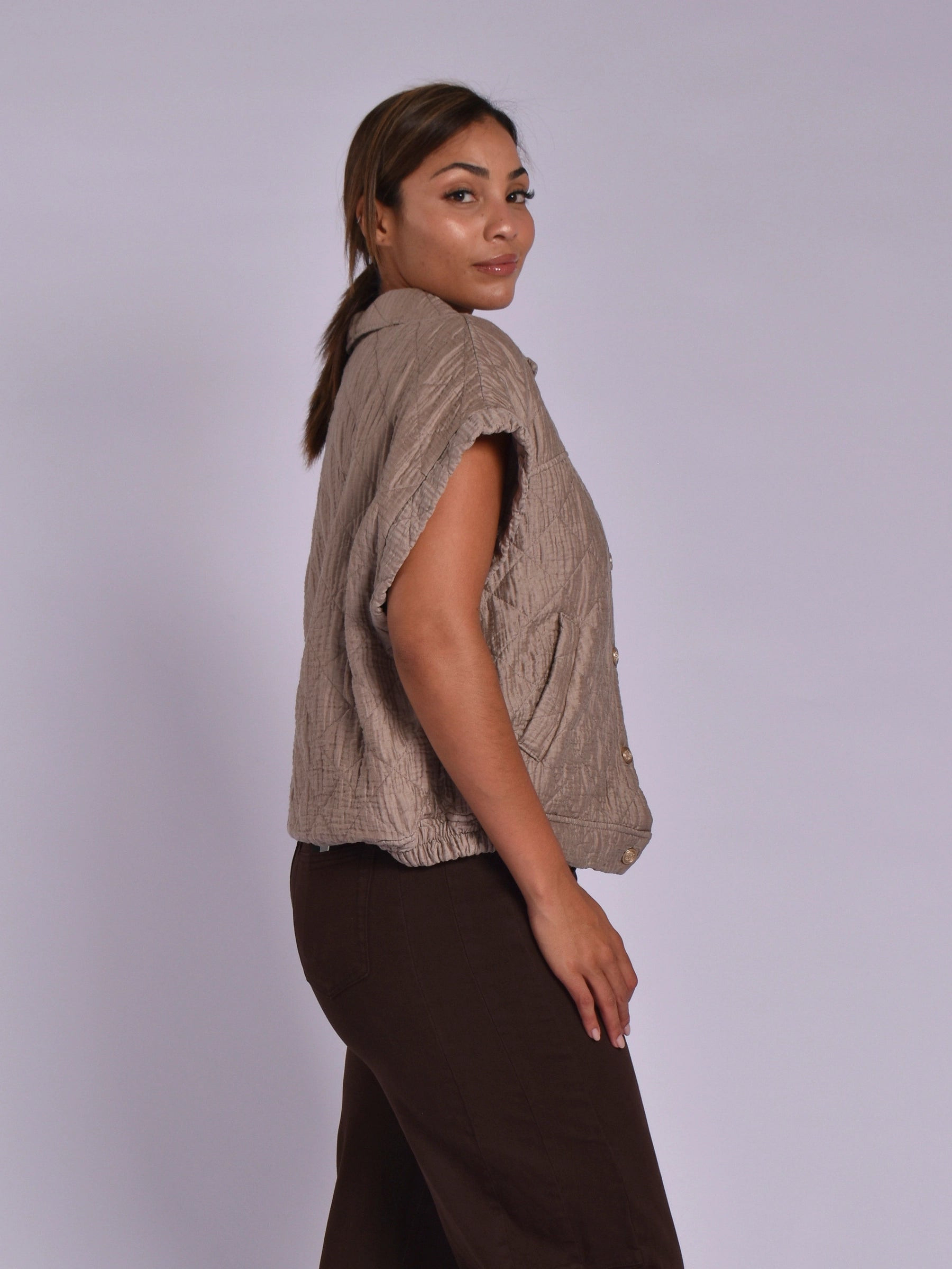 MADE IN ITALY LIGHT BROWN JACKET