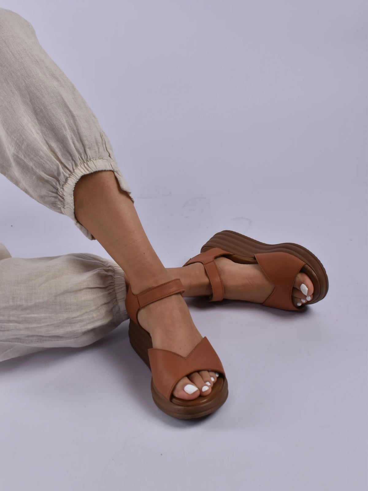 Bueno Leather Sandal