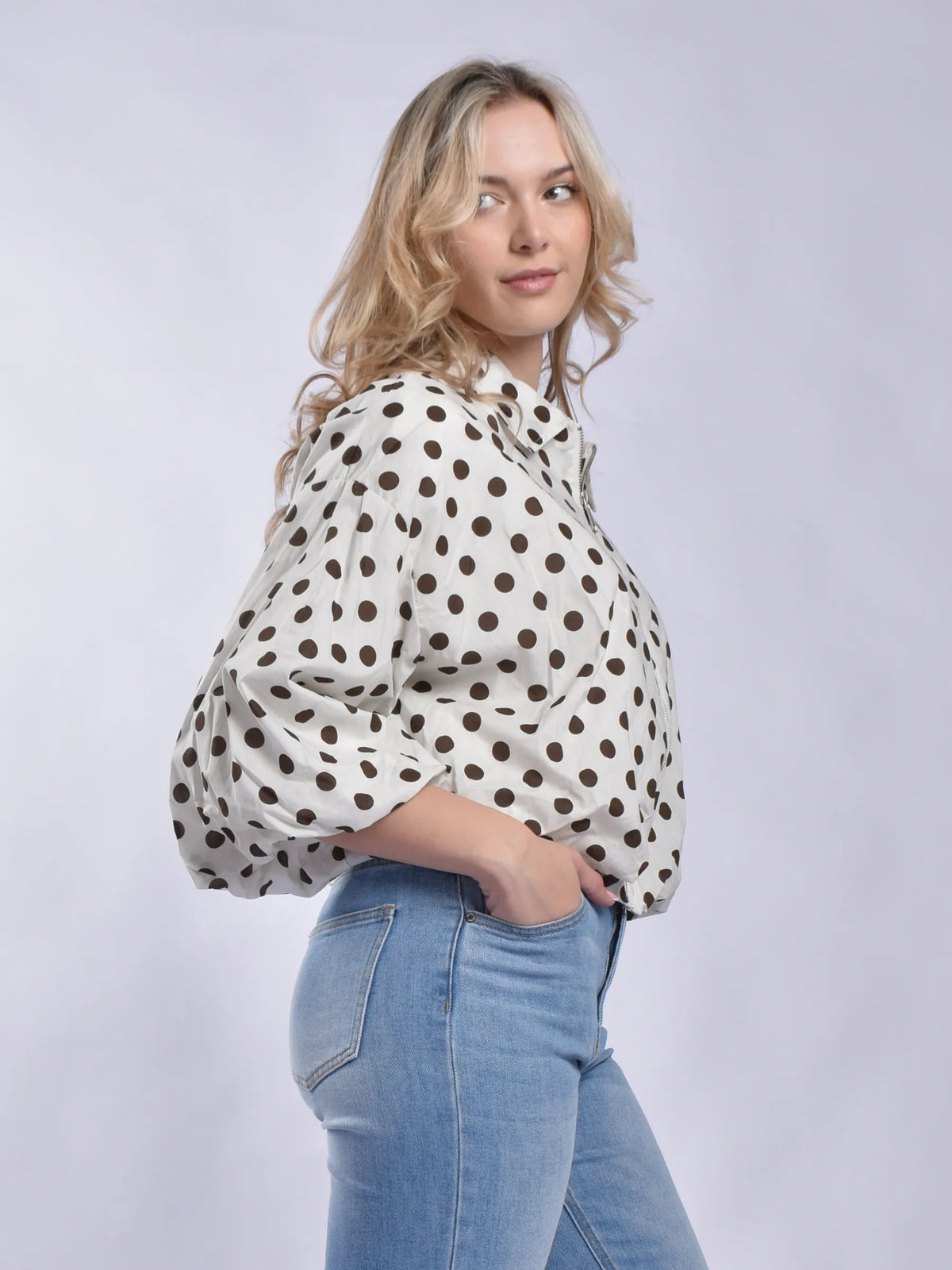 Made In Italy Polkadot Jacket