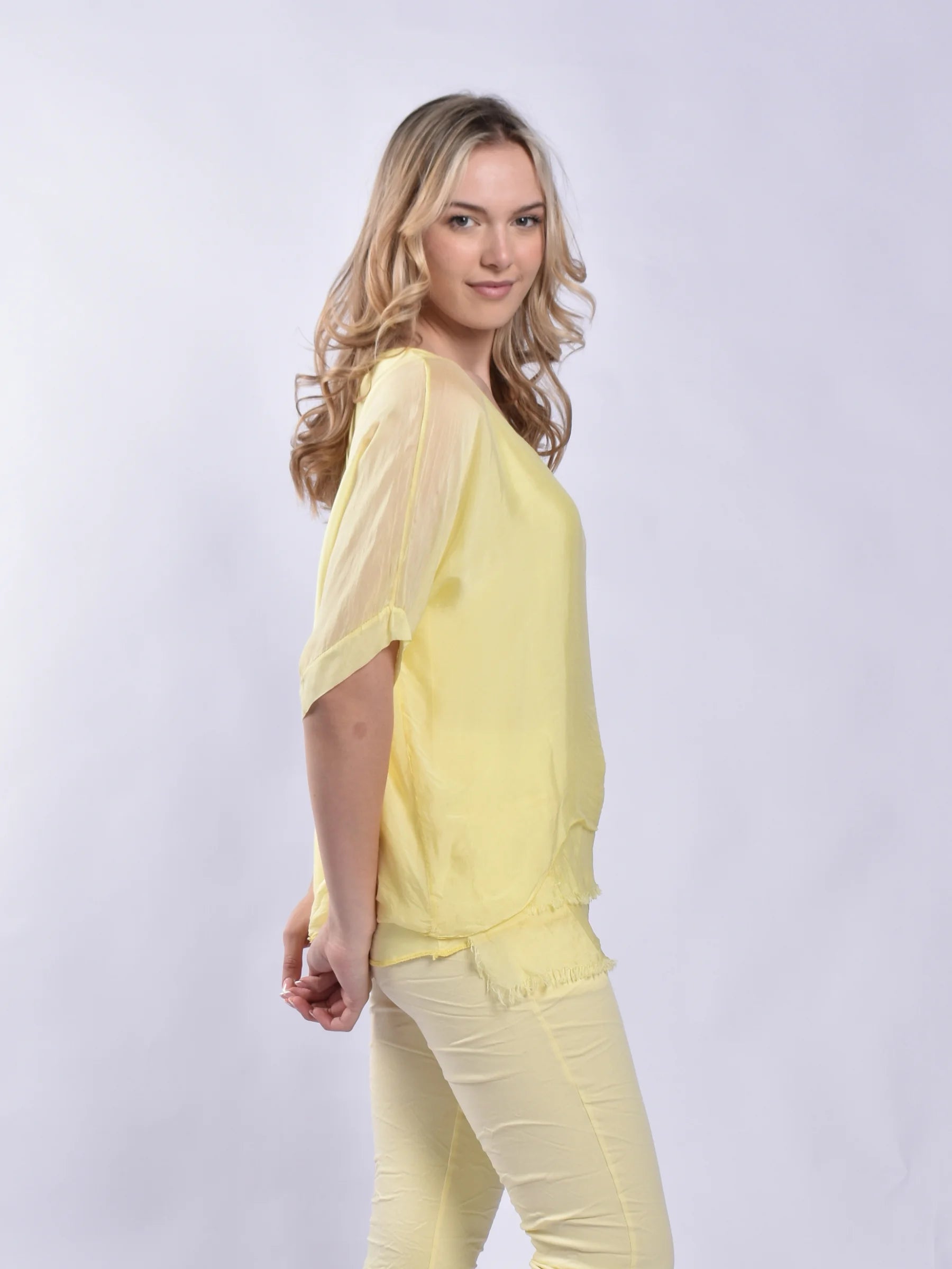 Made In Italy Batwing Top