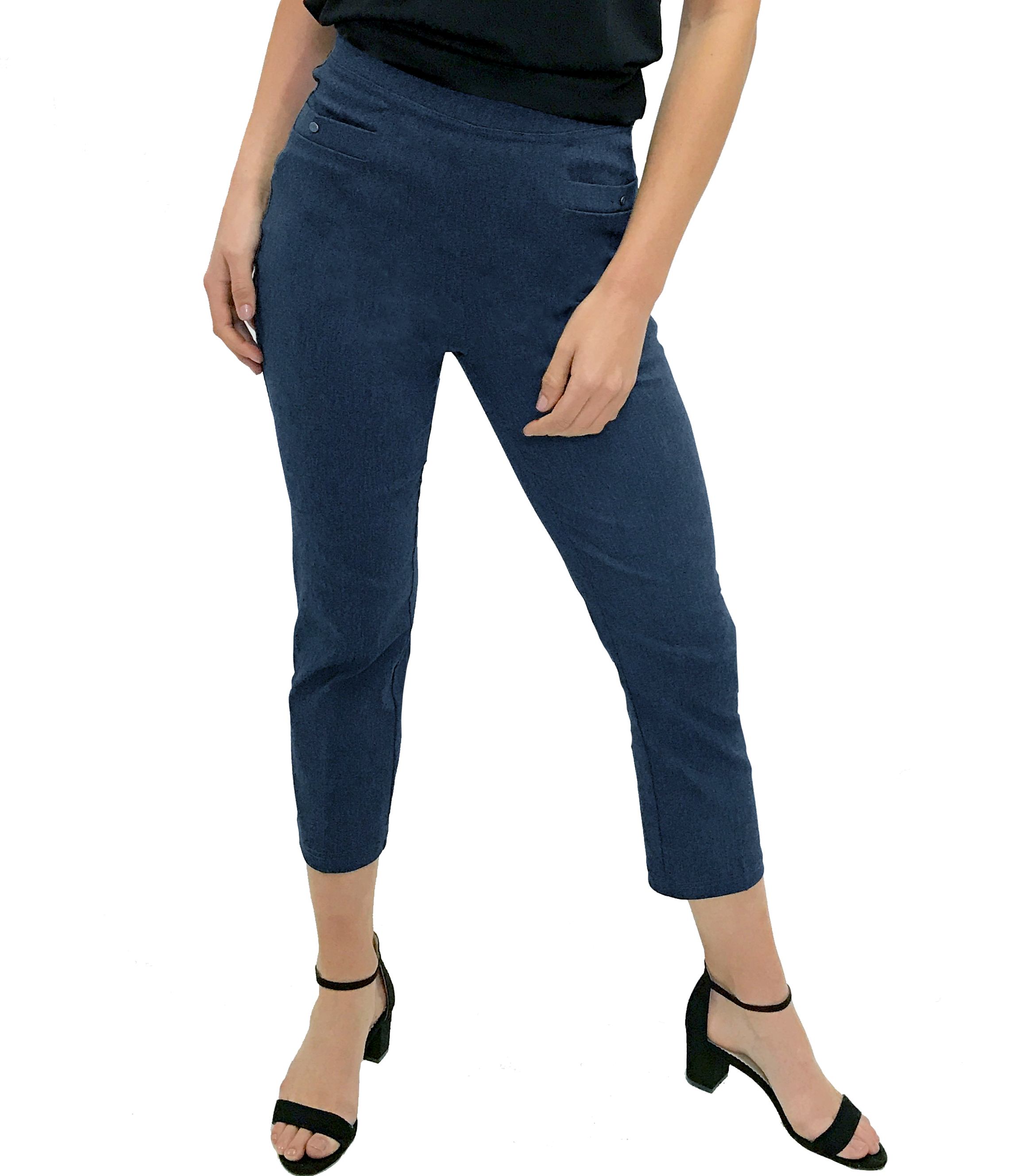 JOLIE DENIM 3-4-LENGTH STRETCH PANTS | Rosella - Style inspired by elegance