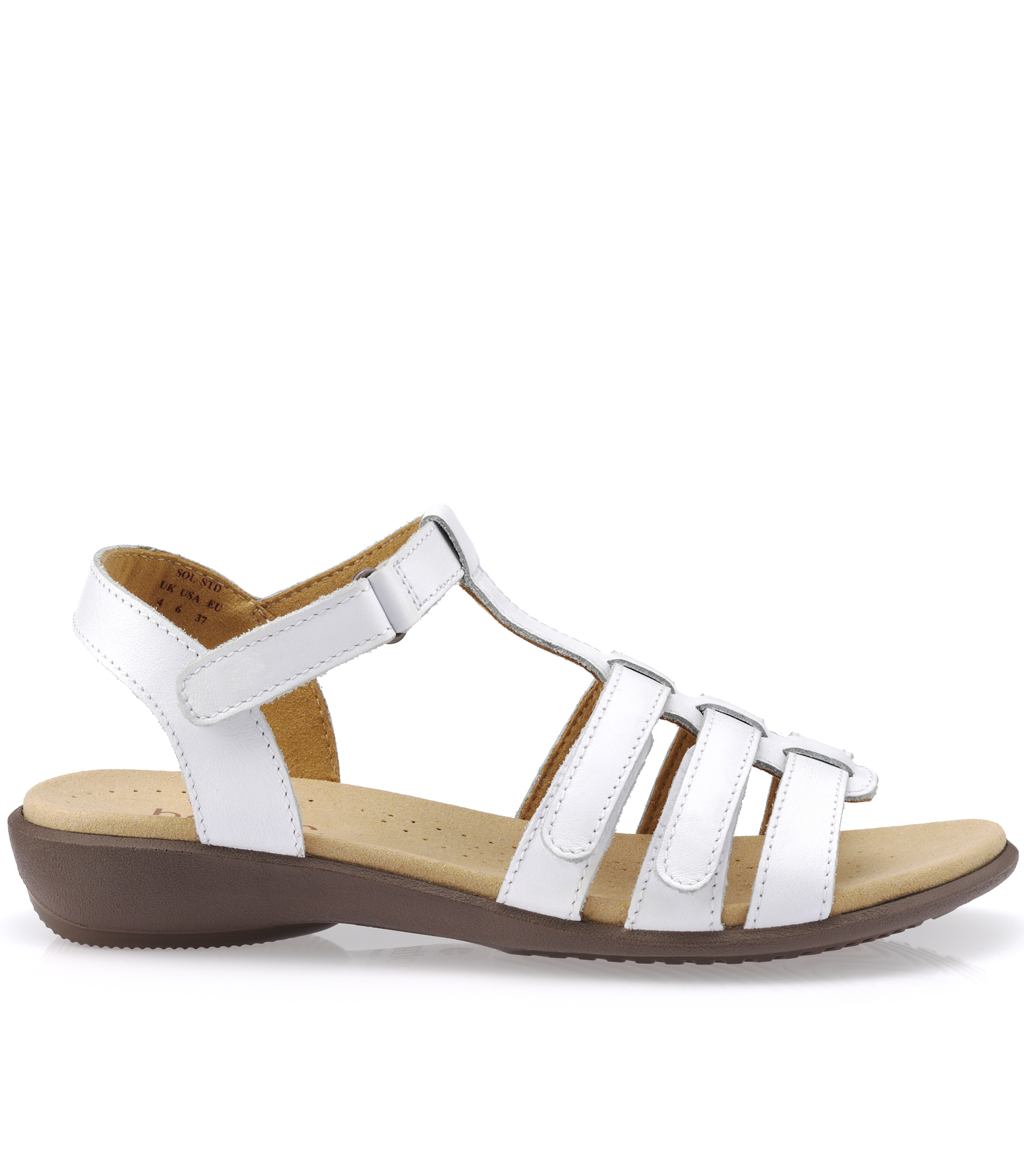 HOTTER WHITE LEATHER SOL SANDAL | Rosella - Style inspired by elegance