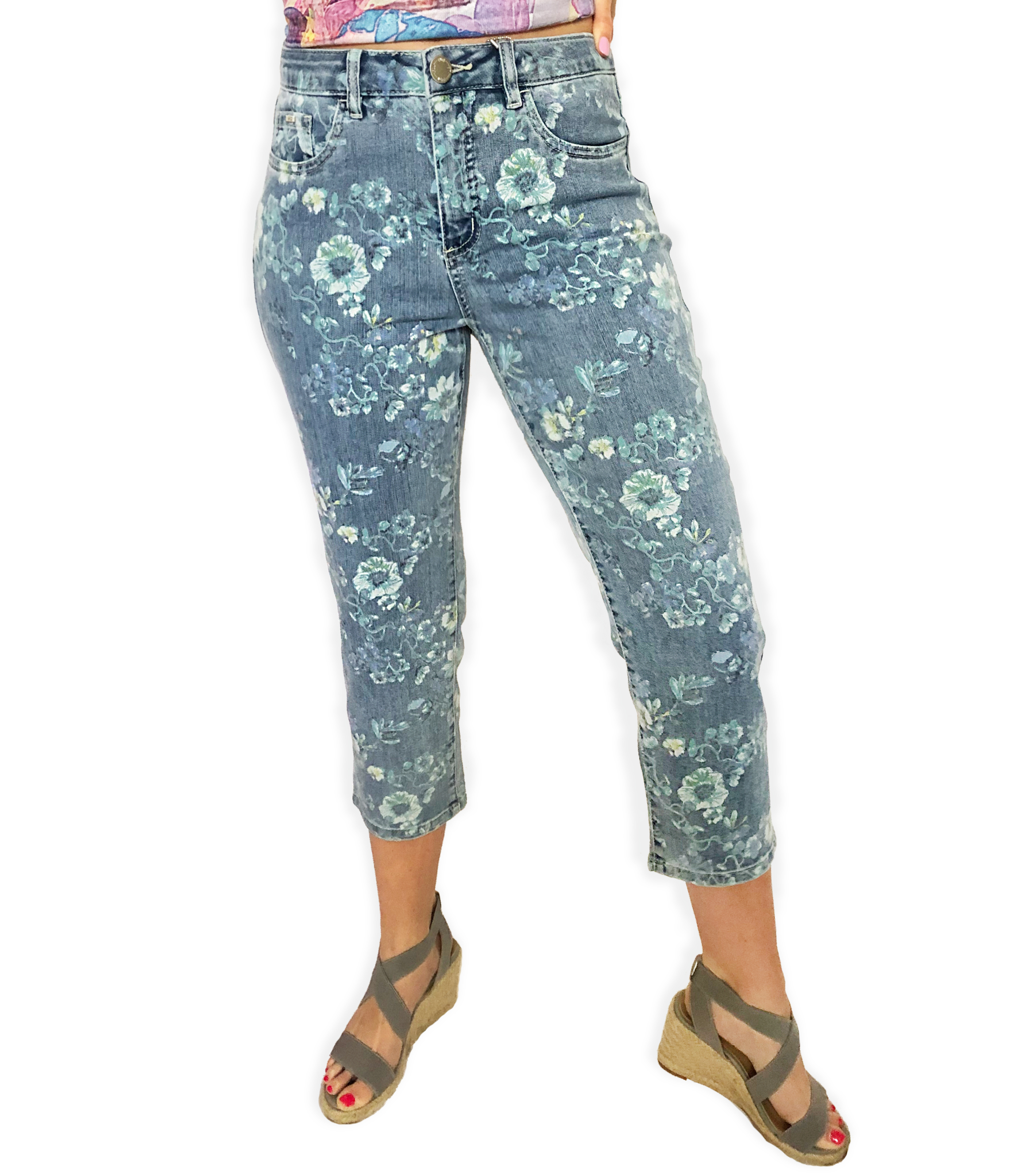 FRENCH DRESSING JEANS DENIM OLIVIA STRAIGHT LEG CROP Rosella Style