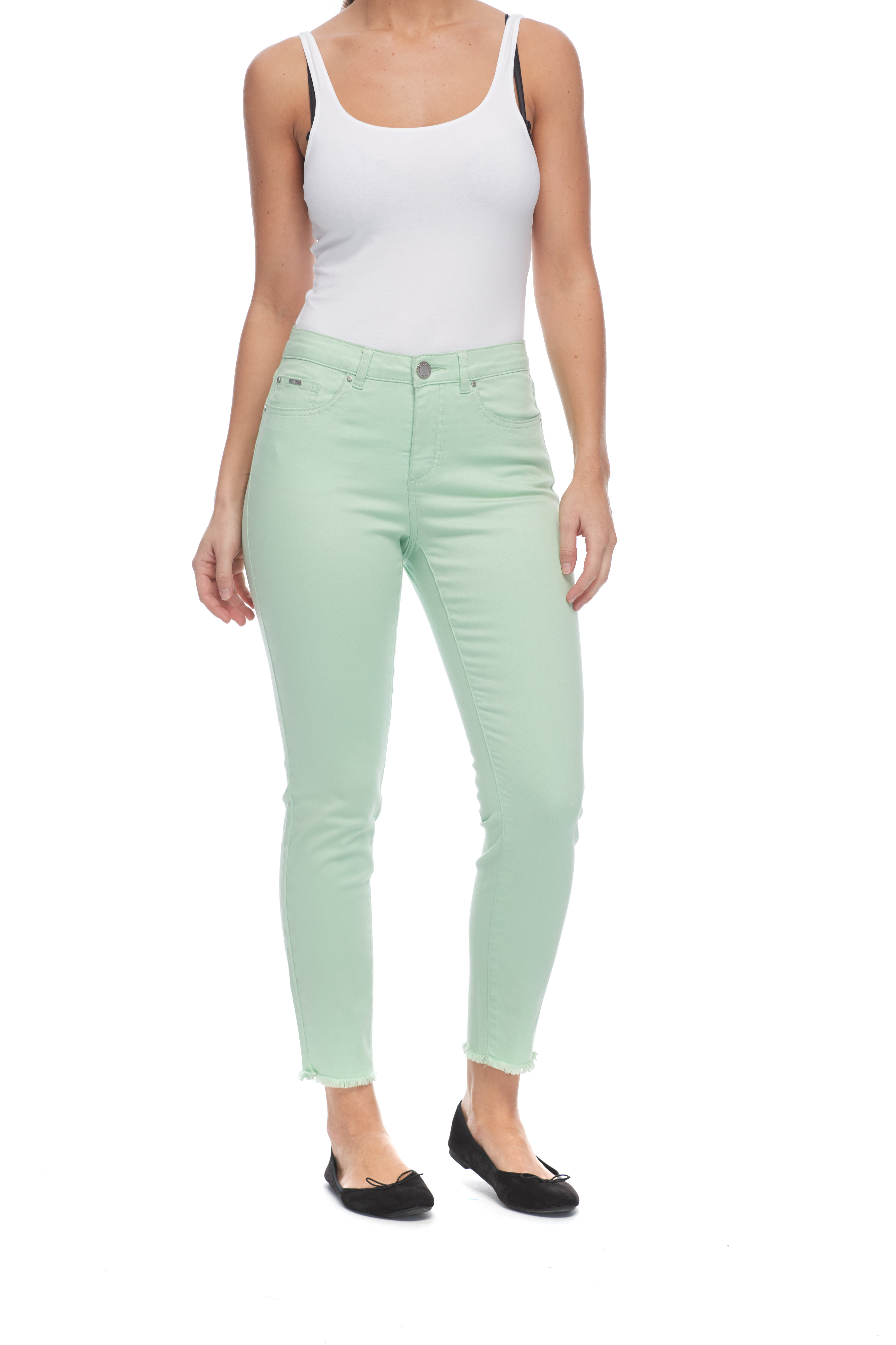 FRENCH DRESSING JEANS MINT OLIVIA SLIM ANKLE Rosella Style inspired