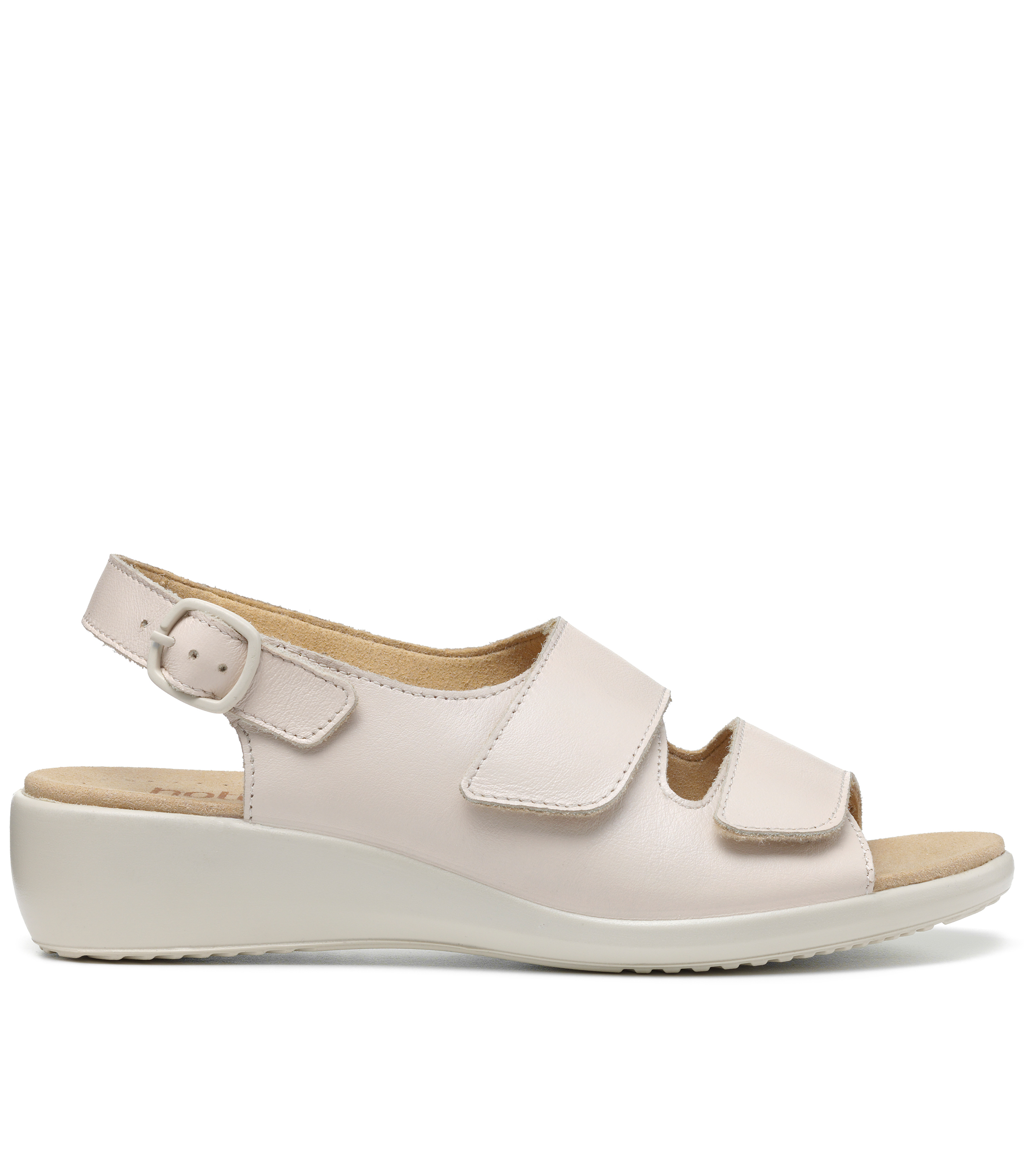 HOTTER SOFT BEIGE LEATHER EASY SANDAL | Rosella - Style inspired by ...