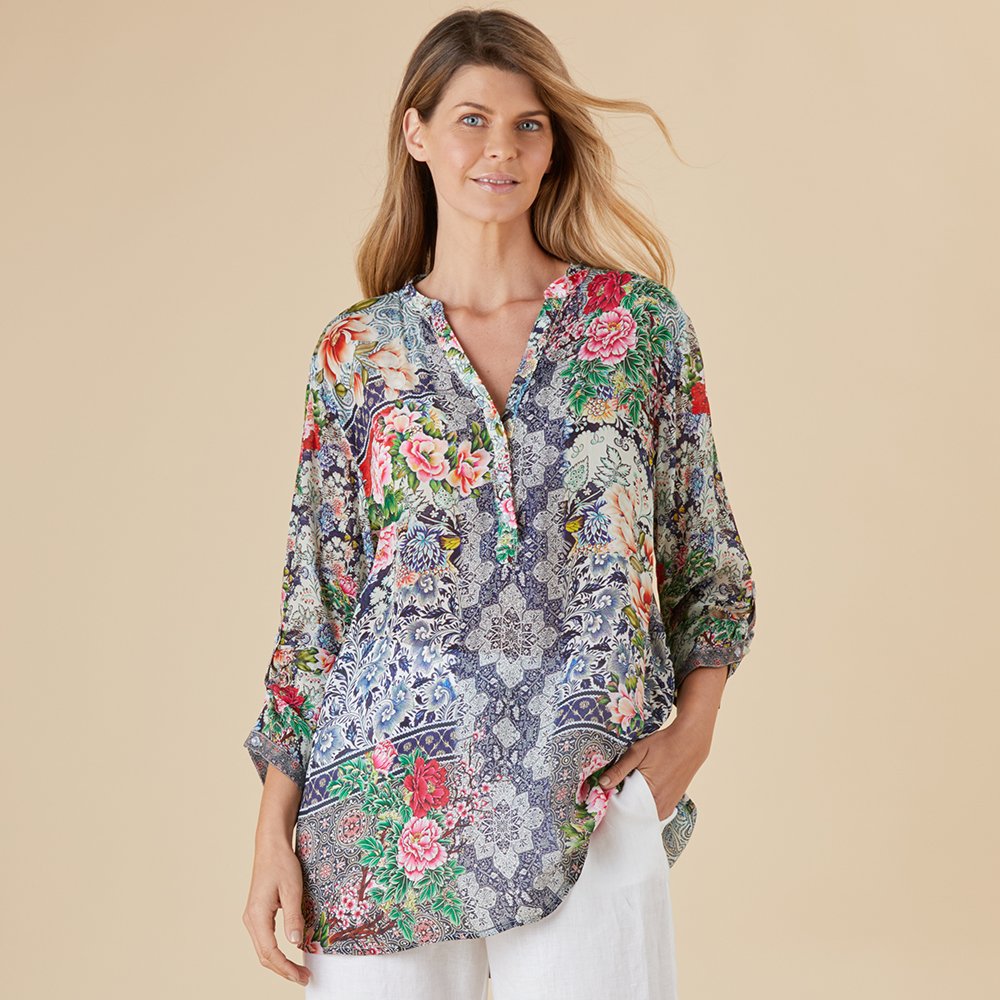 HAMMOCK & VINE MULTICOLOUR WILD THING SHIRT Rosella Style inspired