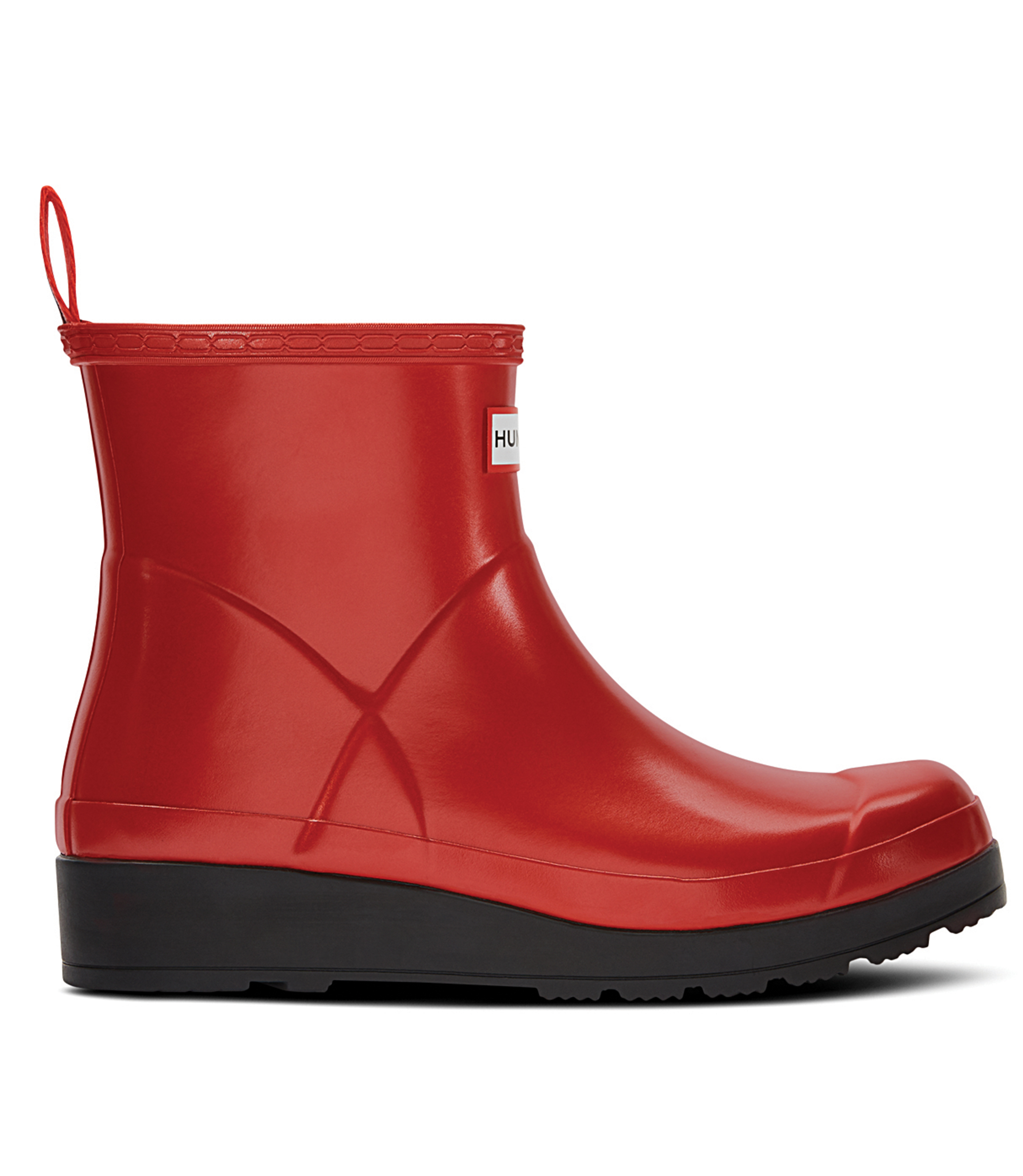 HUNTER BOOTS PEARLISED RED ORIGINAL PLAY SHORT BOOT | Rosella - Style ...
