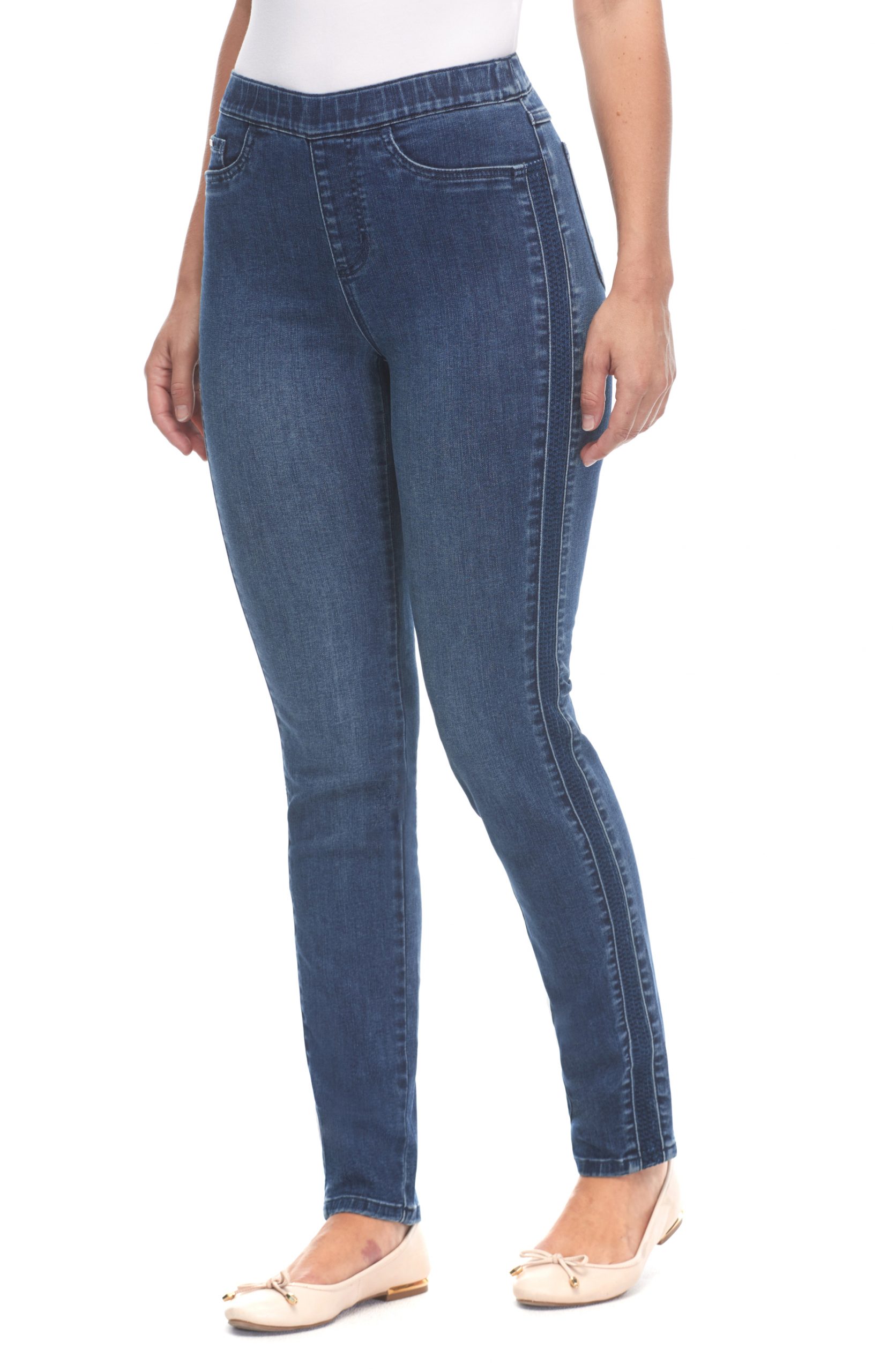 FRENCH DRESSING JEANS INDIGO PULLON CIGARETTE LEG JEAN Rosella