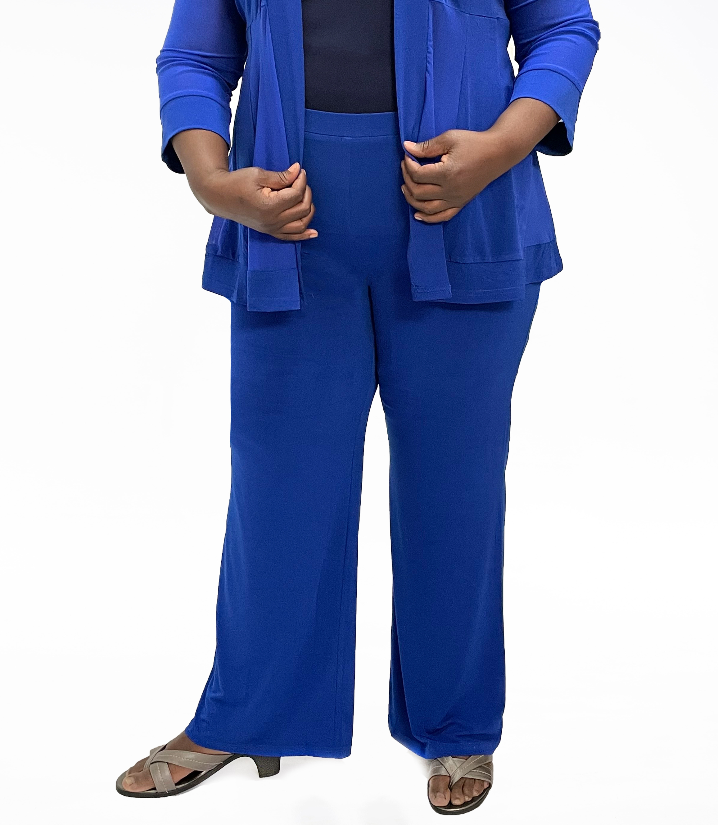 palazzo pants royal blue