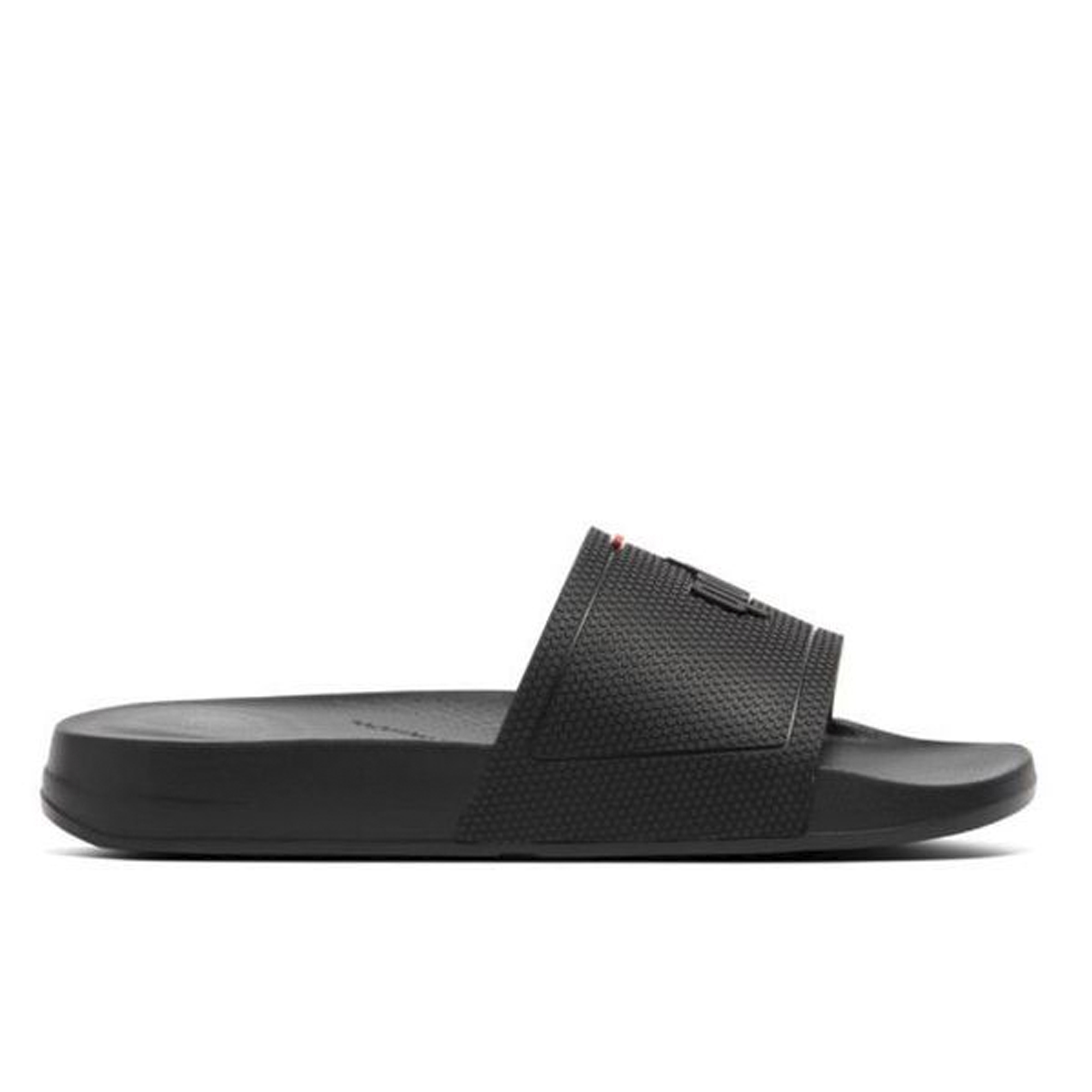 FITFLOP IQUSHION SLIDES ALL BLACK