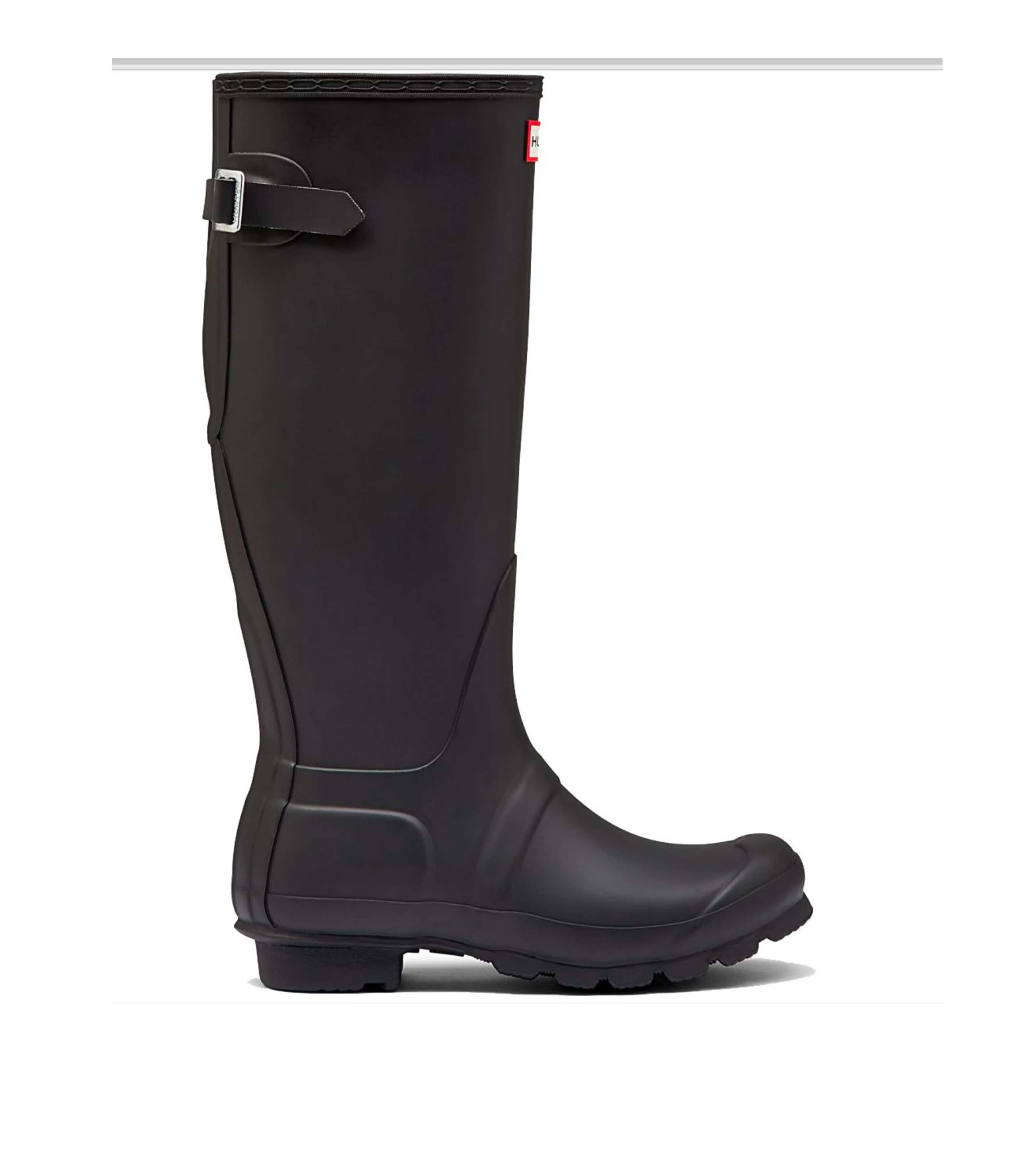 black hunter adjustable boots