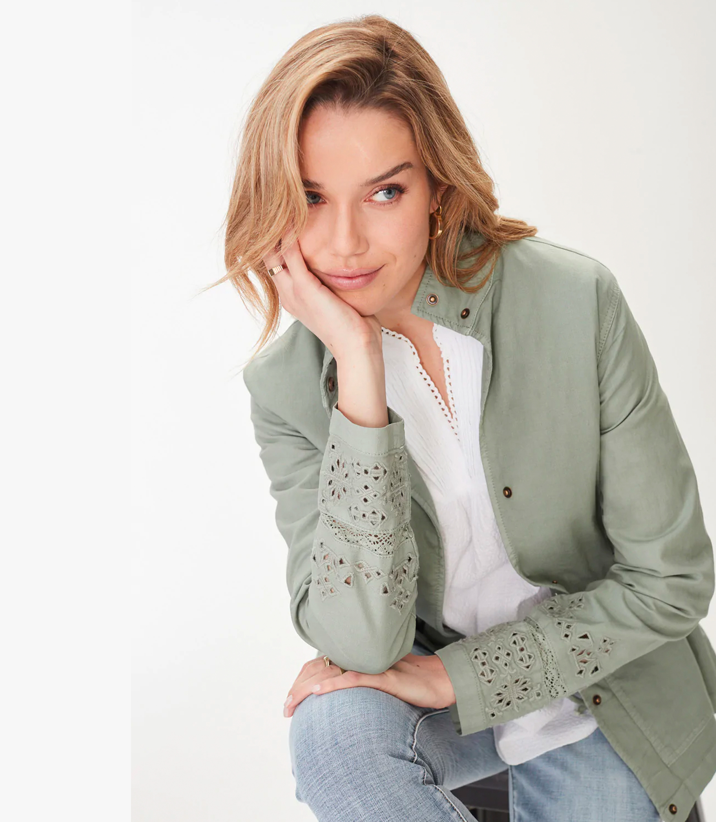 FDJ LILYPAD GREEN SAFARI JACKET 
