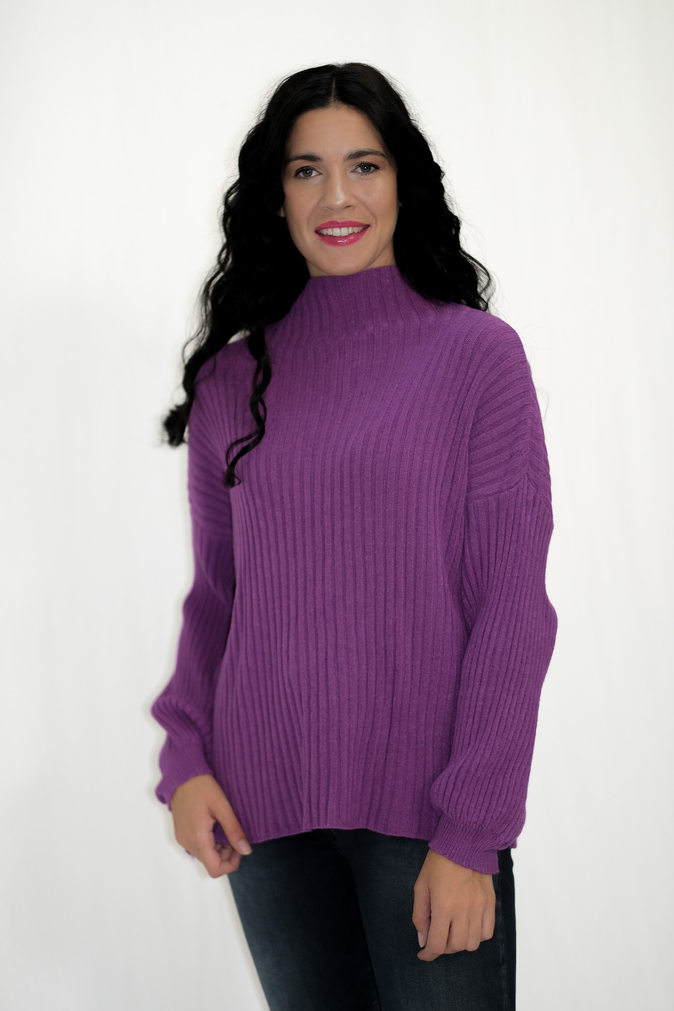 MADE IN ITALY PURPLE KNIT | Rosella - Style inspired by elegance