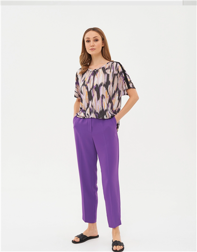 GERRY WEBER PURPLE TROUSERS | Rosella - Style inspired by elegance