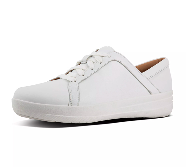 white sporty sneakers