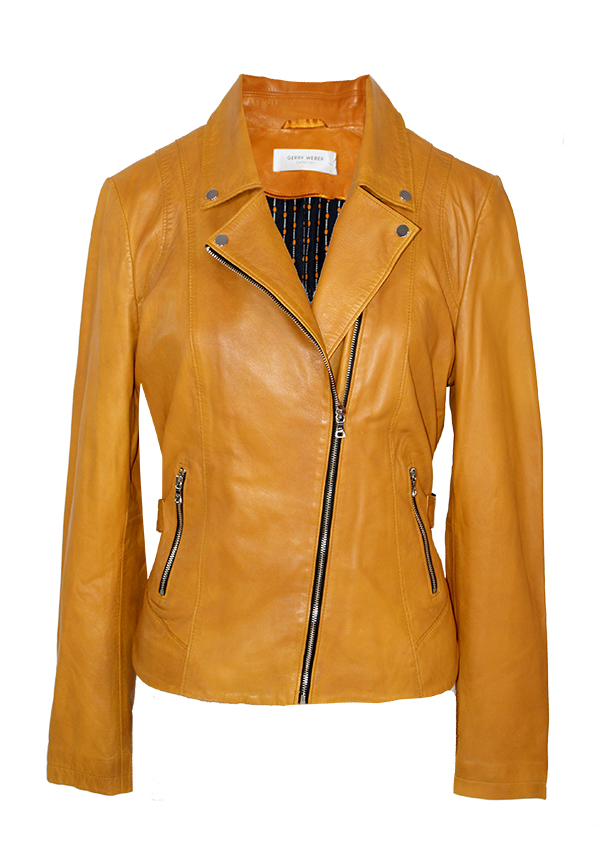 GERRY WEBER LEATHER SUNFLOWER JACKET | Rosella - Style inspired by elegance
