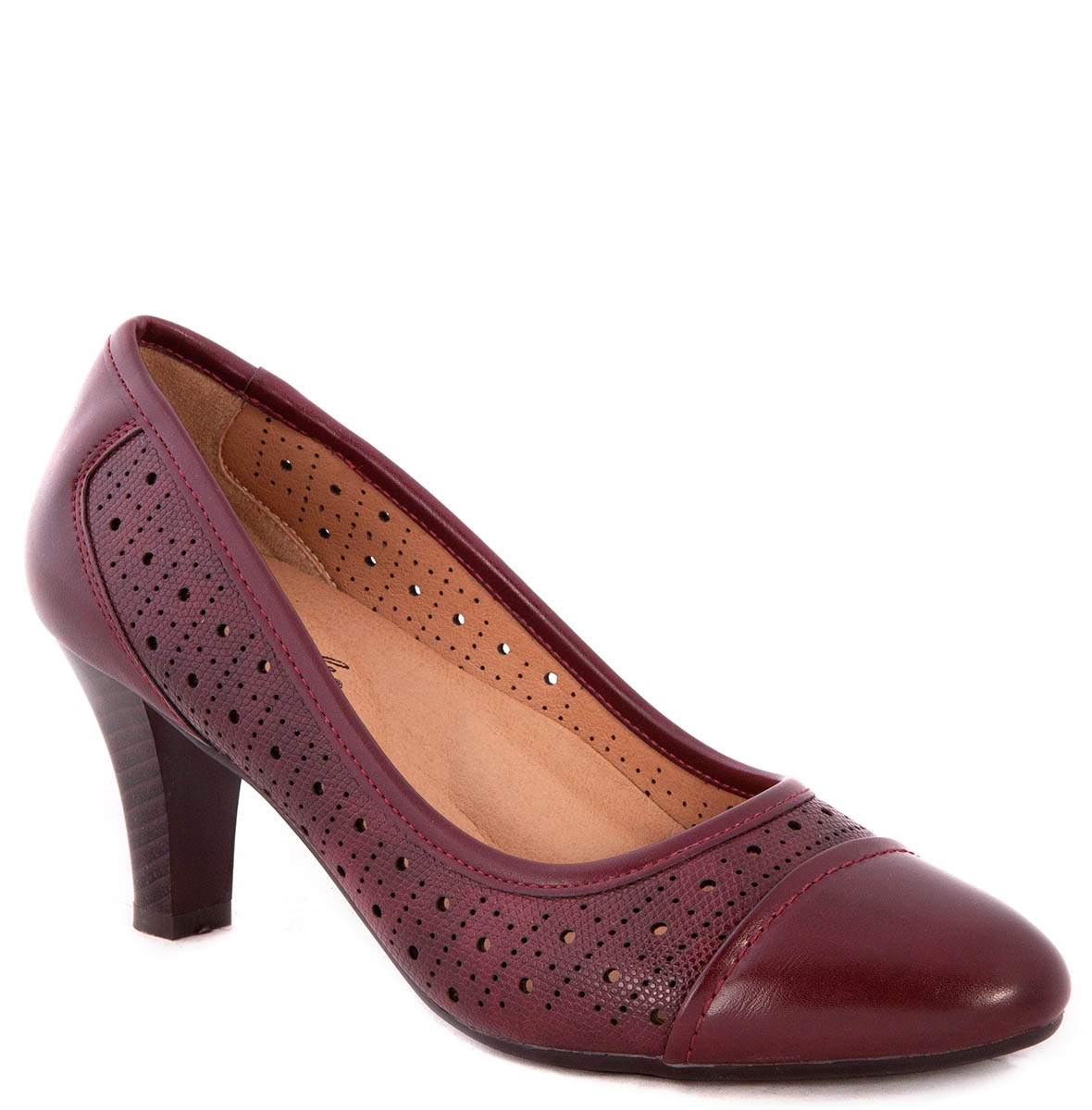 SOFT STYLE BURGUNDY EBEN COURT SHOE Rosella Style inspired by elegance