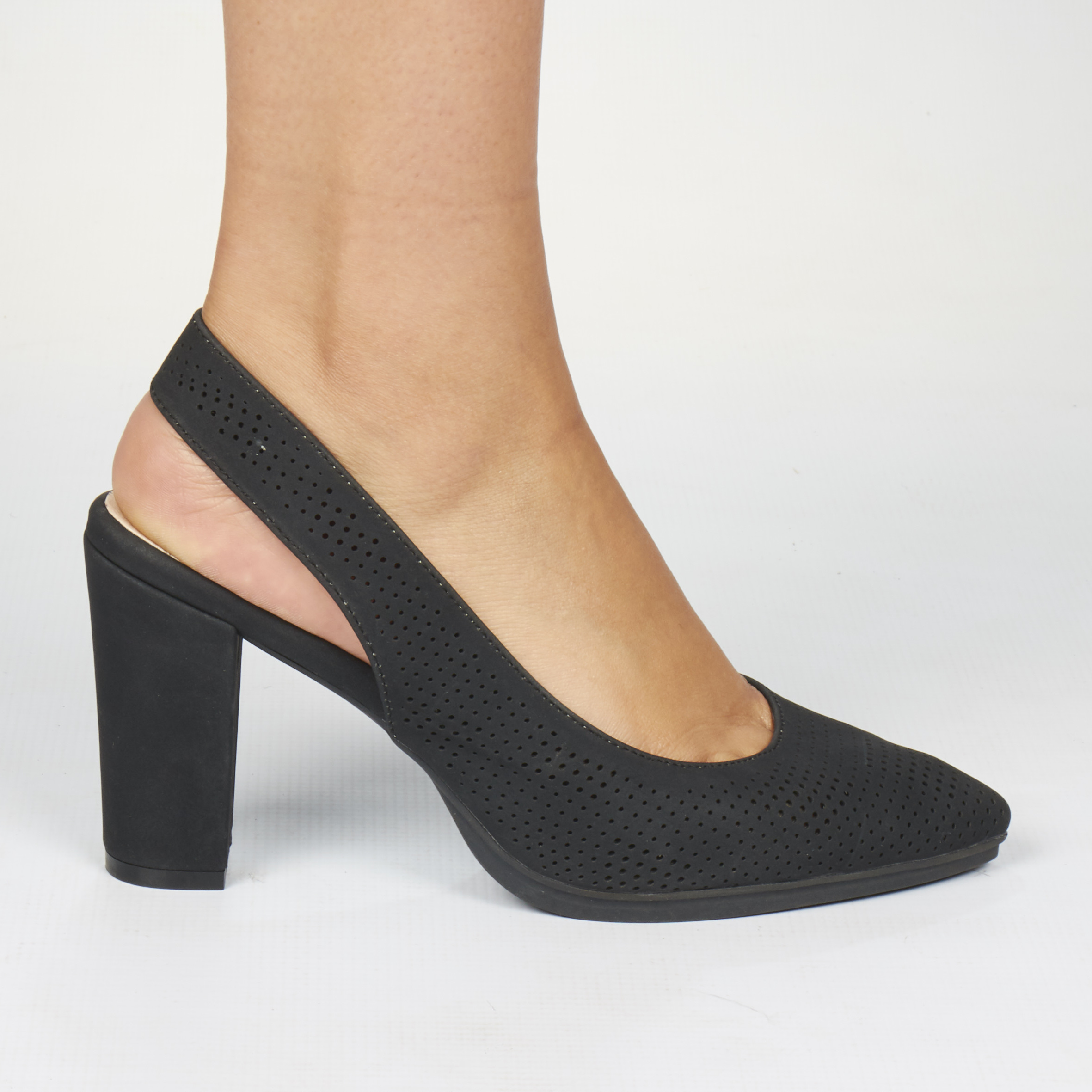 black butterfly high heels