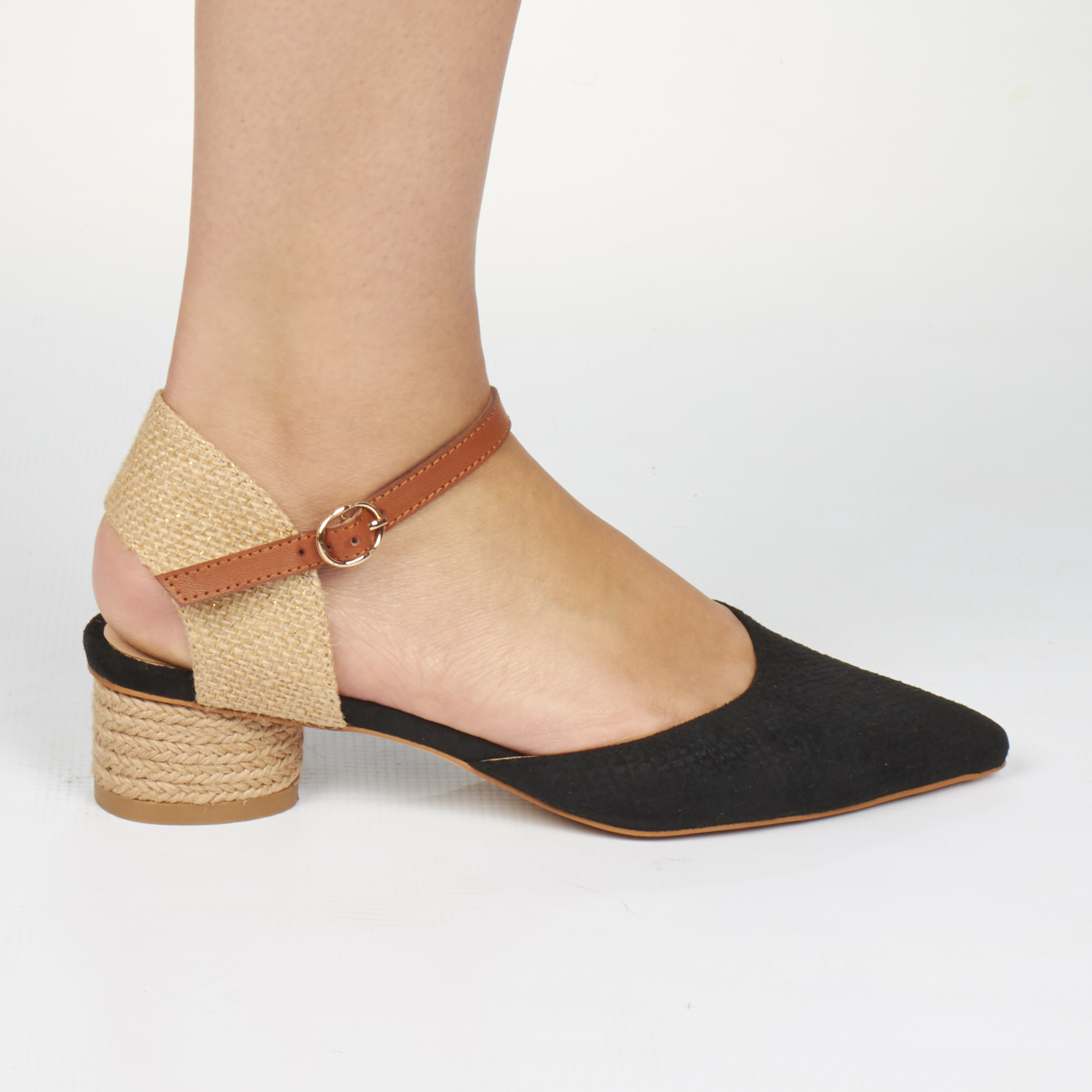 miss black high heels