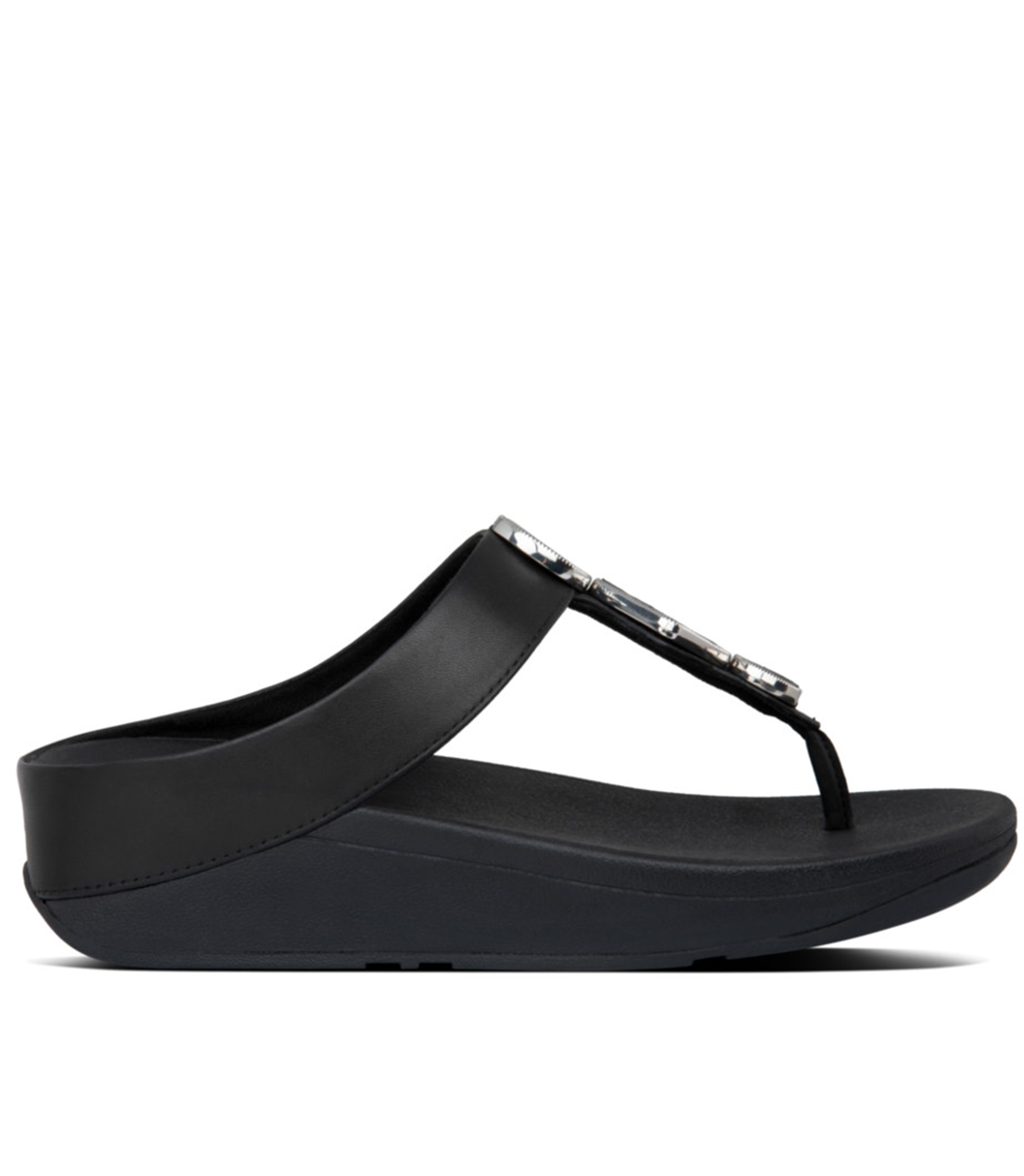 leather toe thong