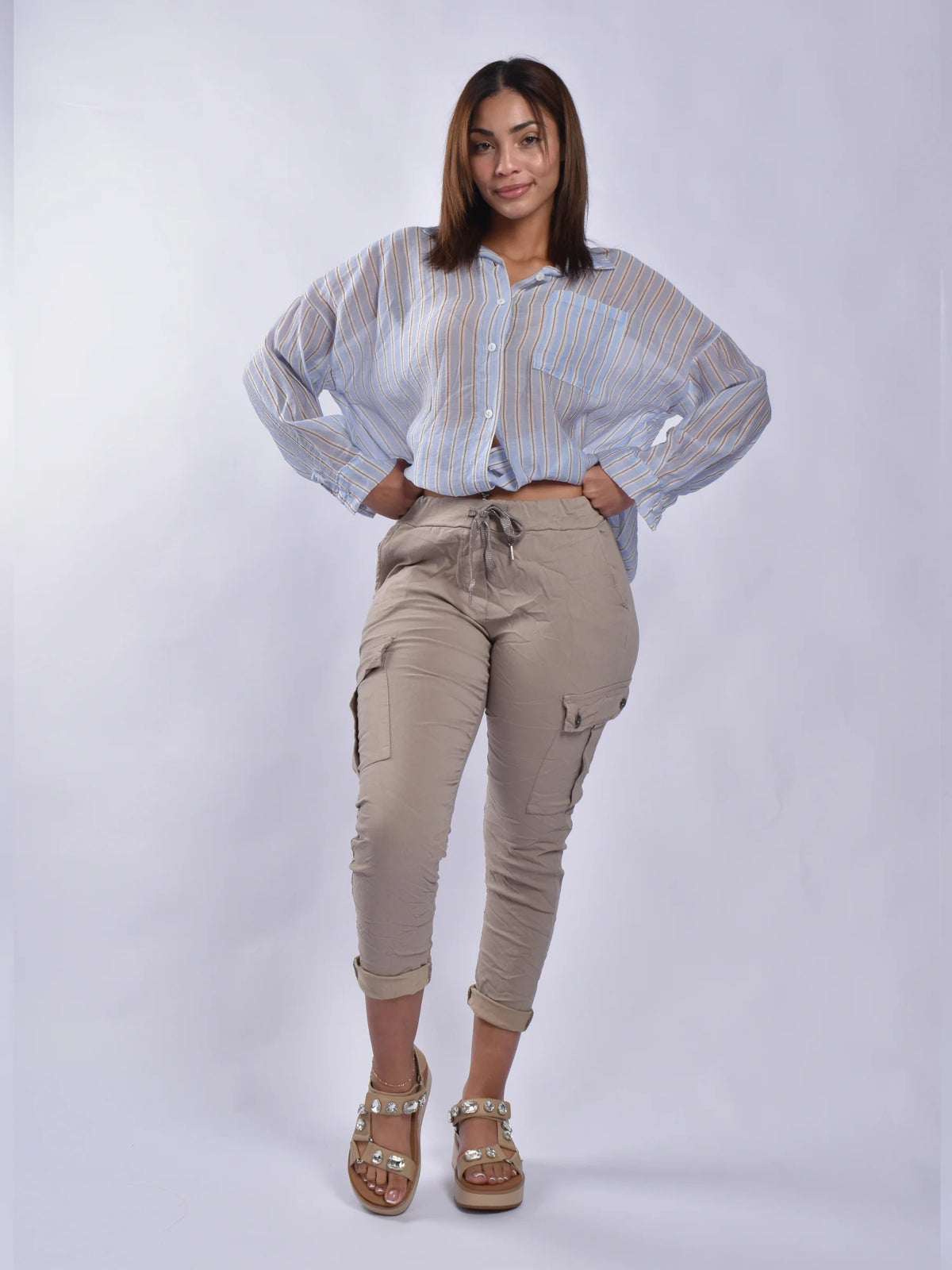 Made In Italy Side Pockets Pants