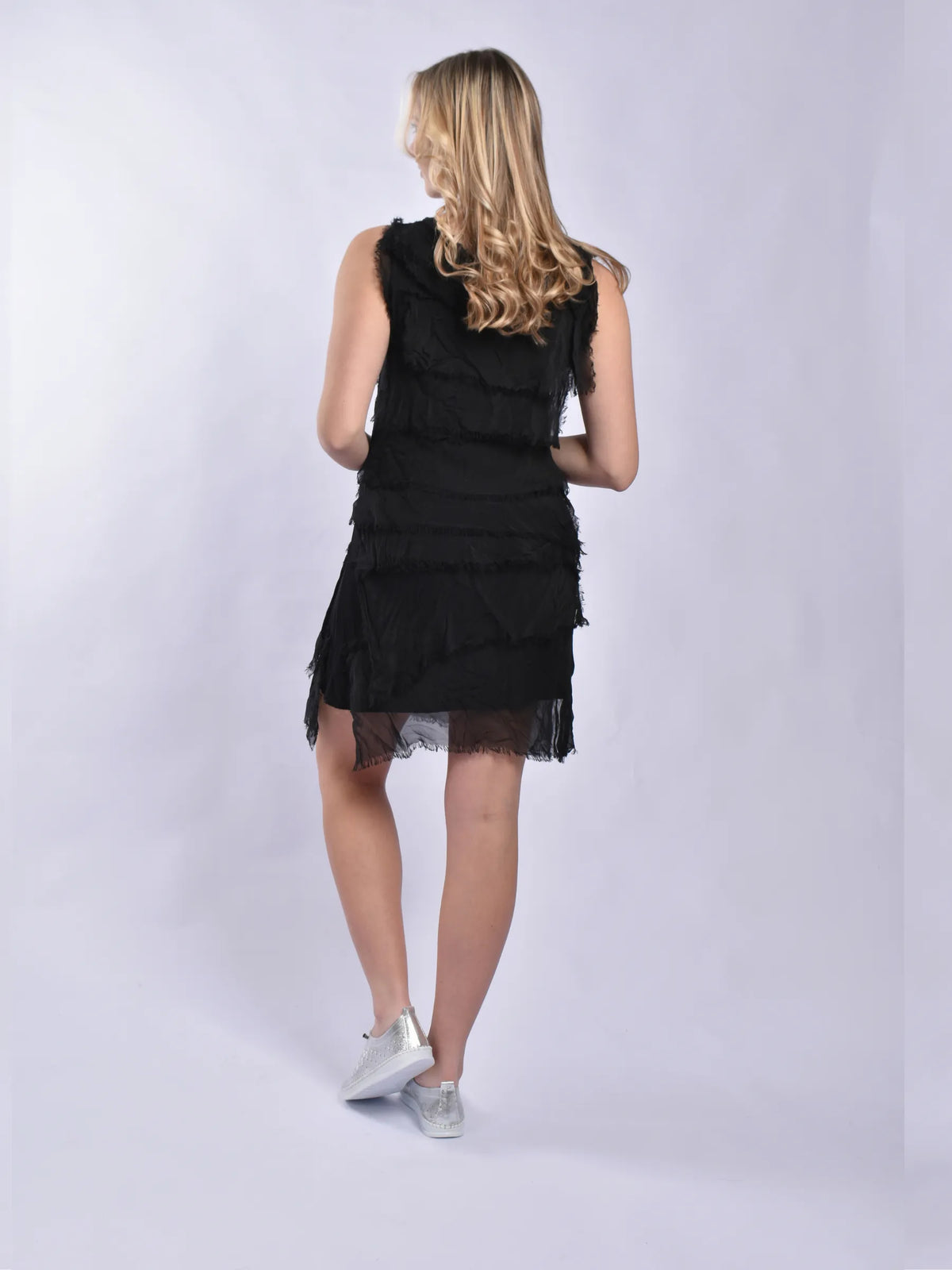 Made In Italy Frill Short Dress