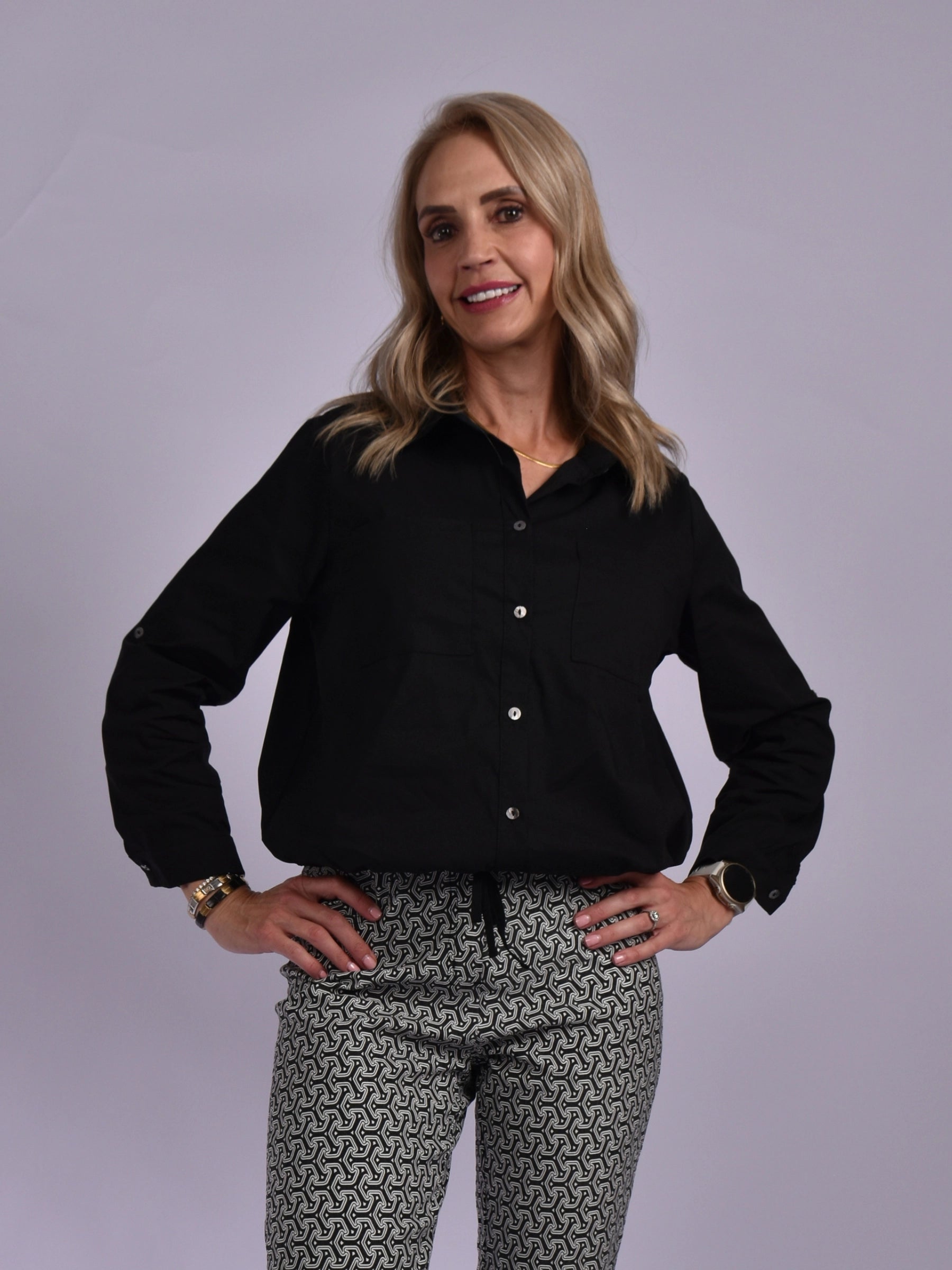 JOLIE BLACK ERICA SHIRT