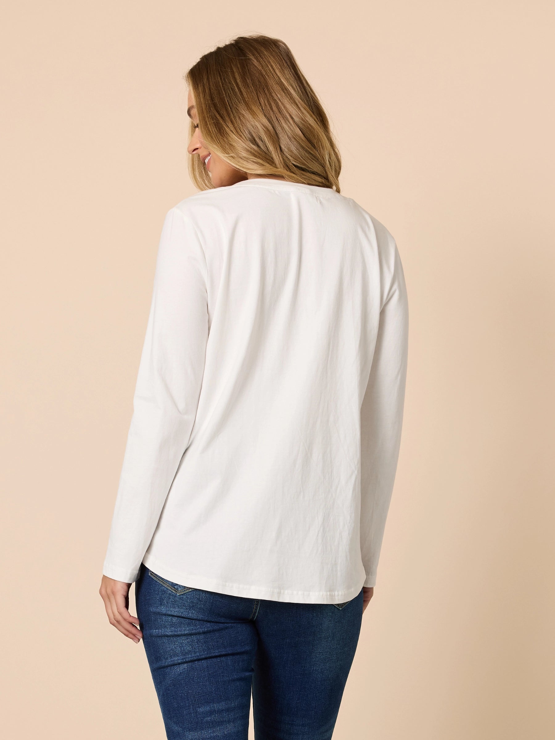 THREADZ IVORY SWEETHEART TEE
