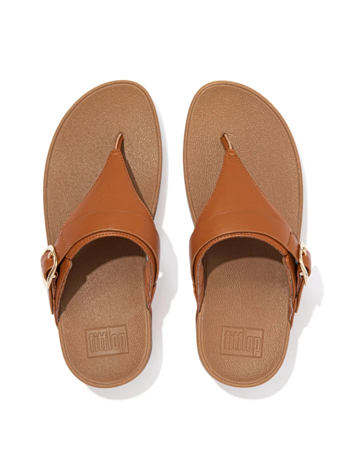 FitFlop Lulu Adjustable Leather Toe-post Sandals