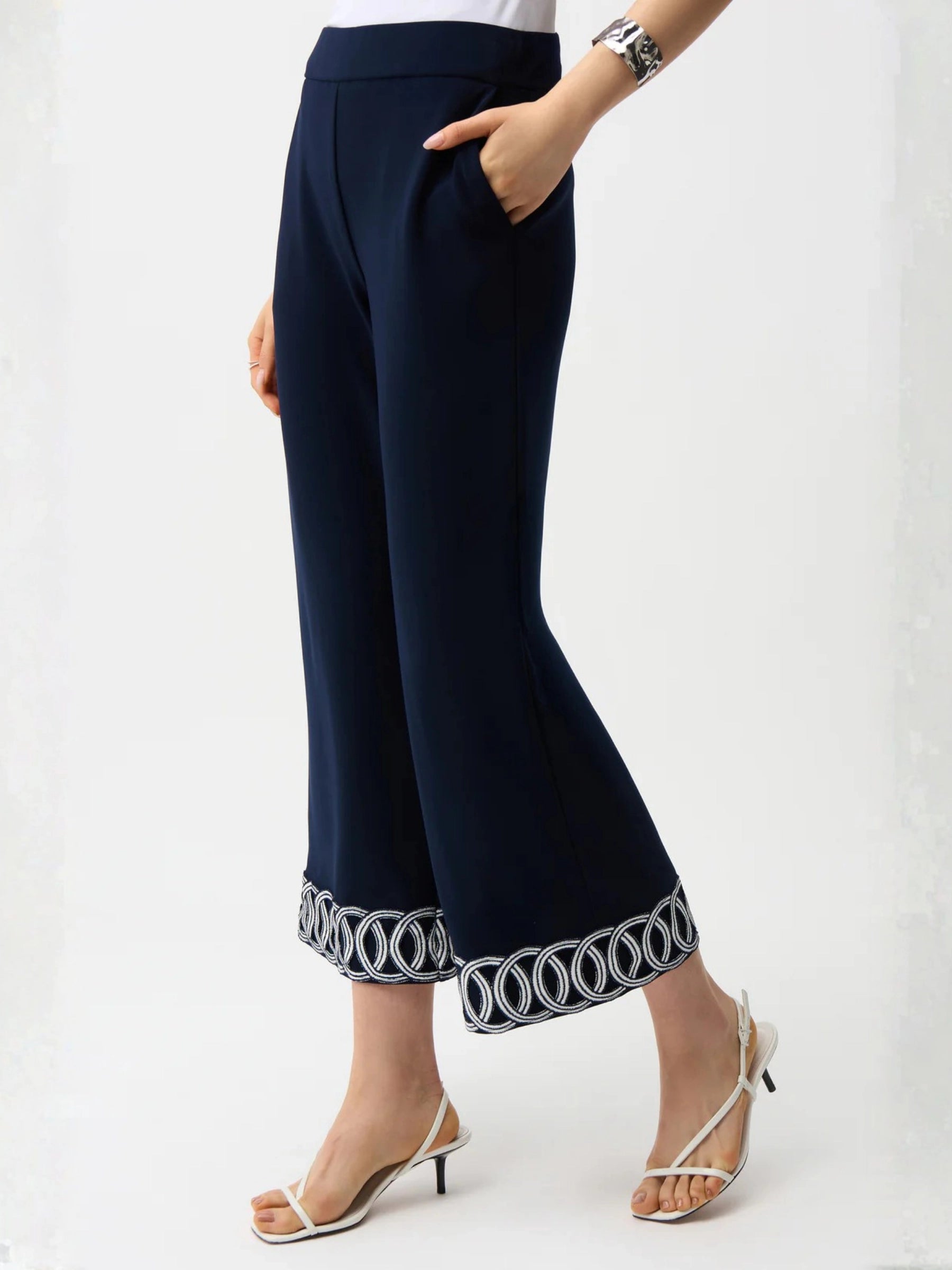 JOSEPH RIBKOFF BLUE VANILLA LDS PANTS