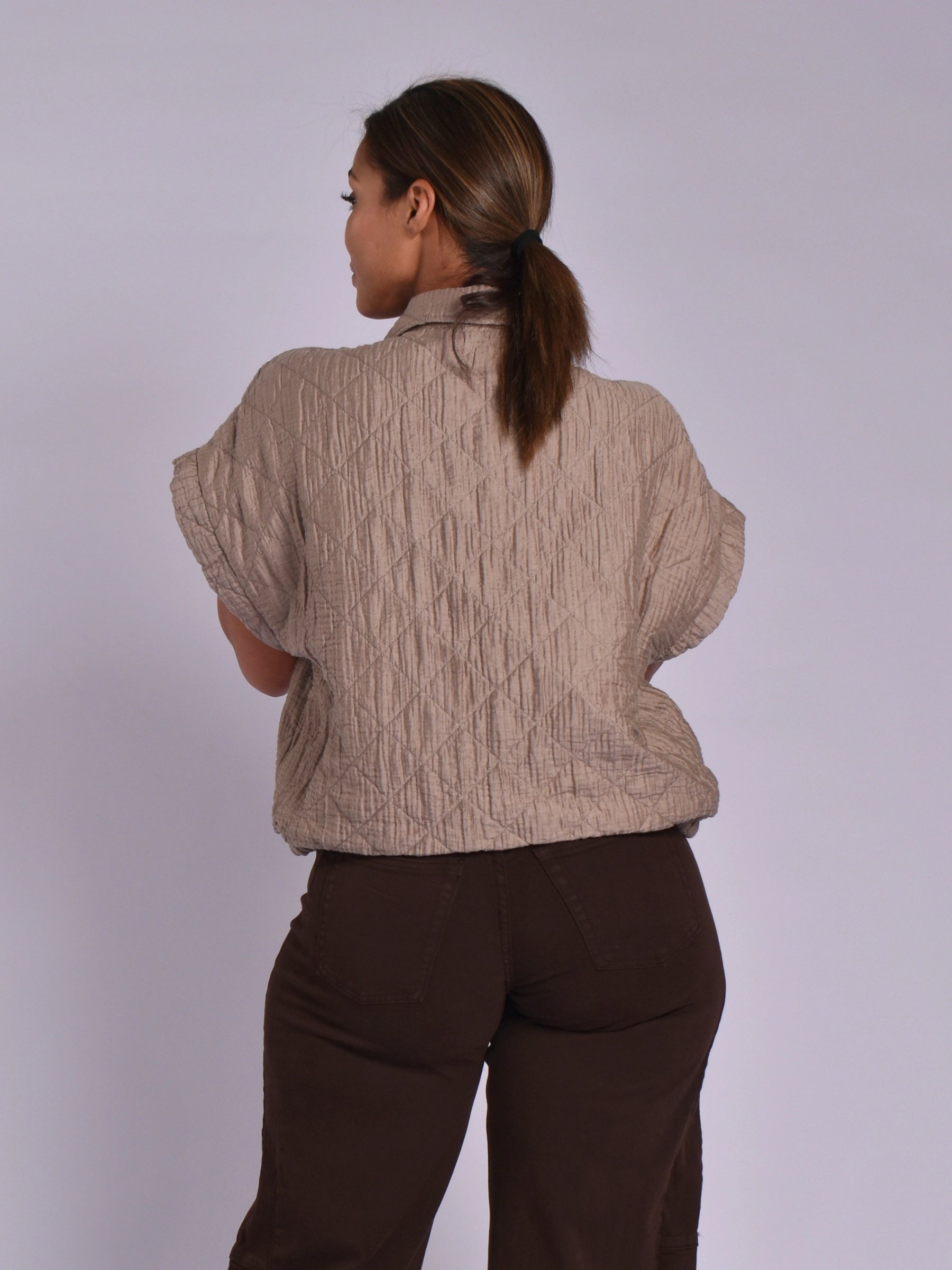 MADE IN ITALY LIGHT BROWN JACKET