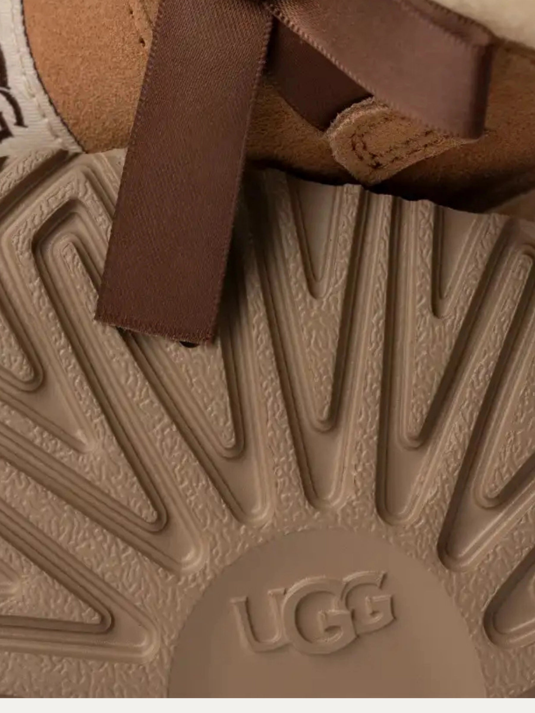 UGG CHESNUT ULTRA MINI BAILEY BOW BOOT