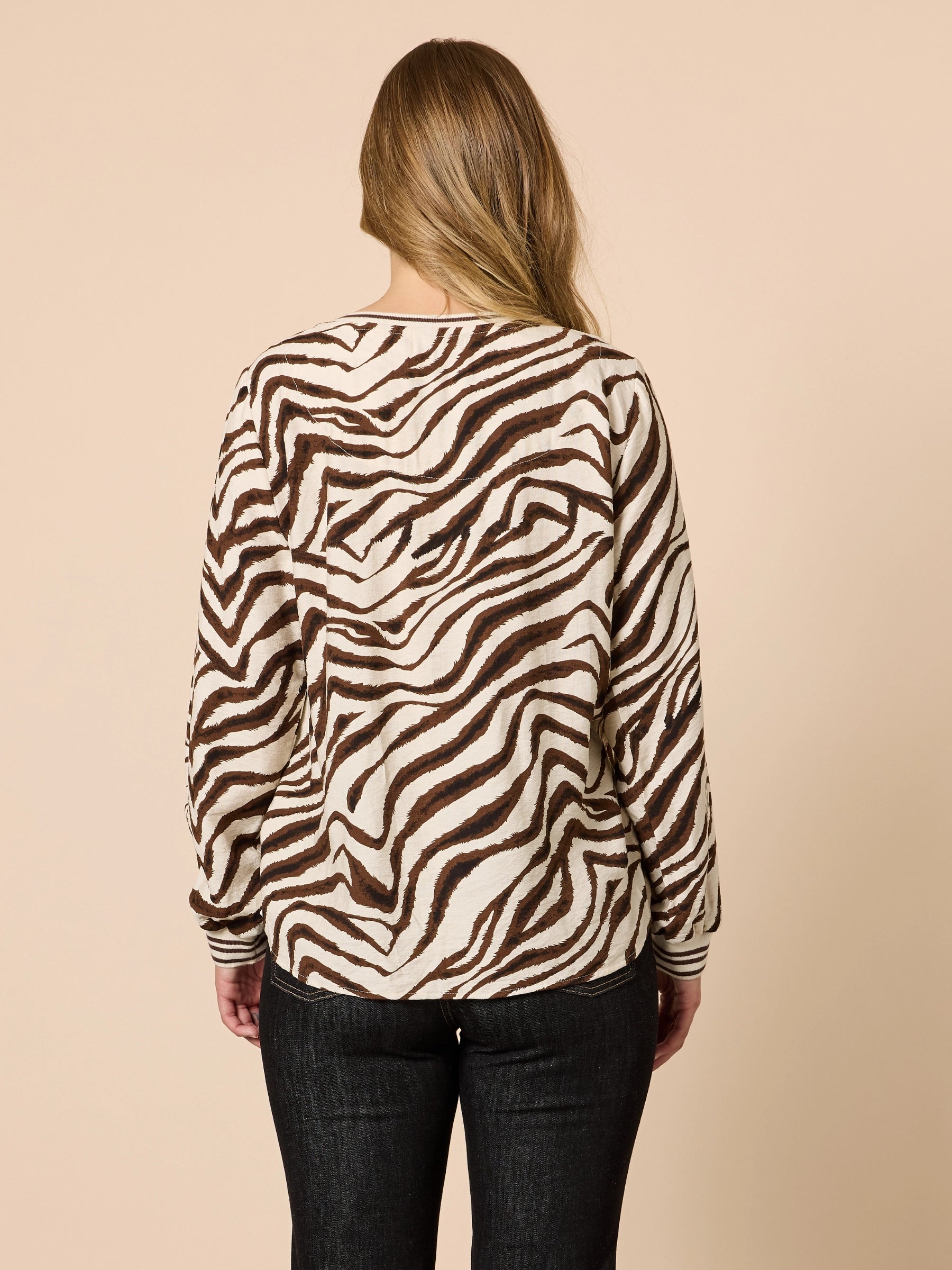 THREADZ NATURAL MULTI TOP