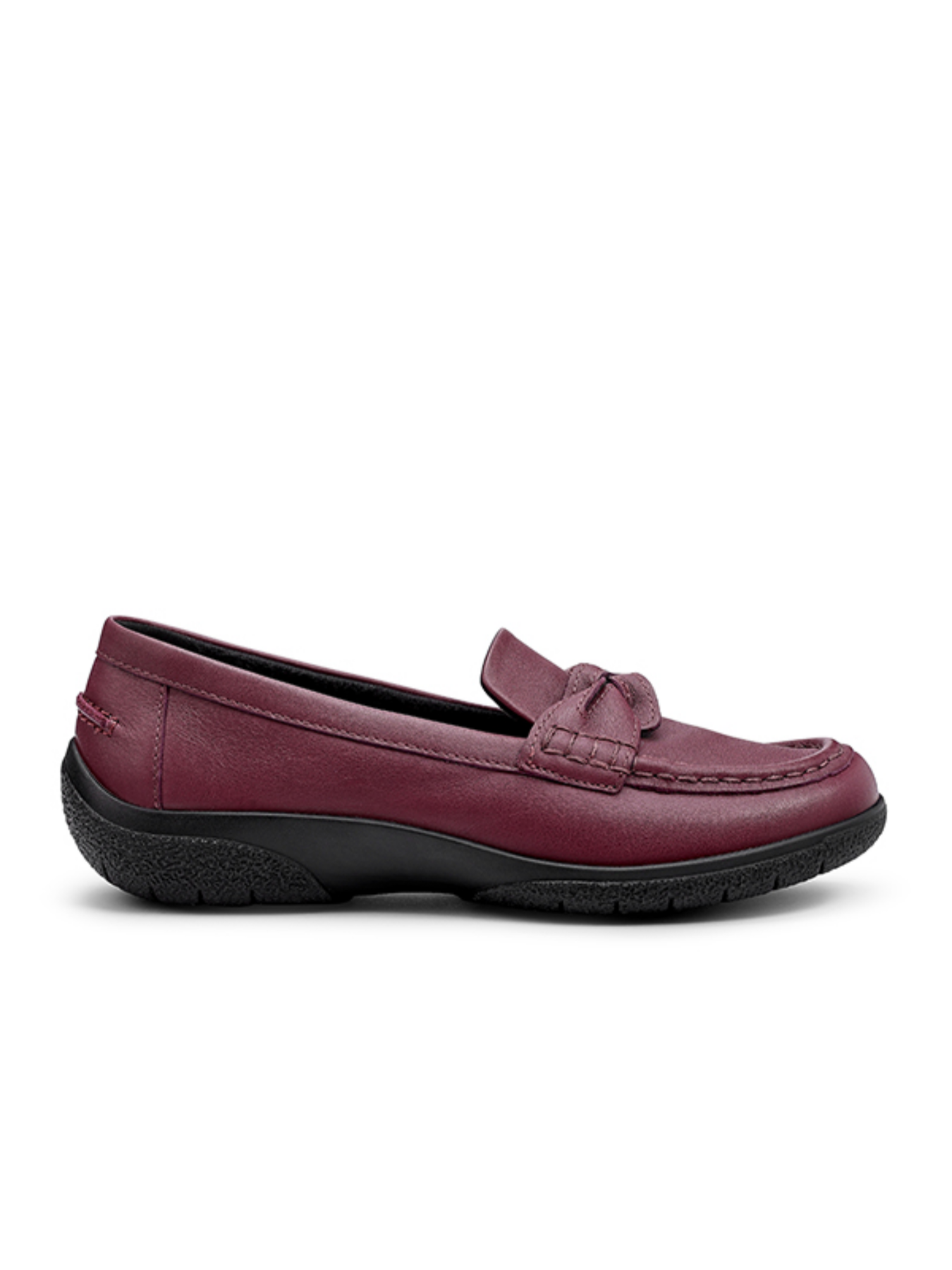 HOTTER BLACK CABANA MOCCASIN