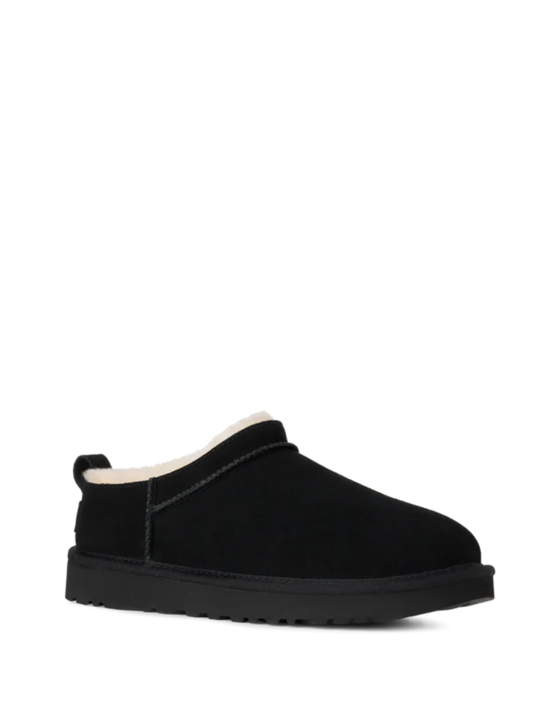 UGG BLACK CLASSIC MICRO SLIP ON SHOE
