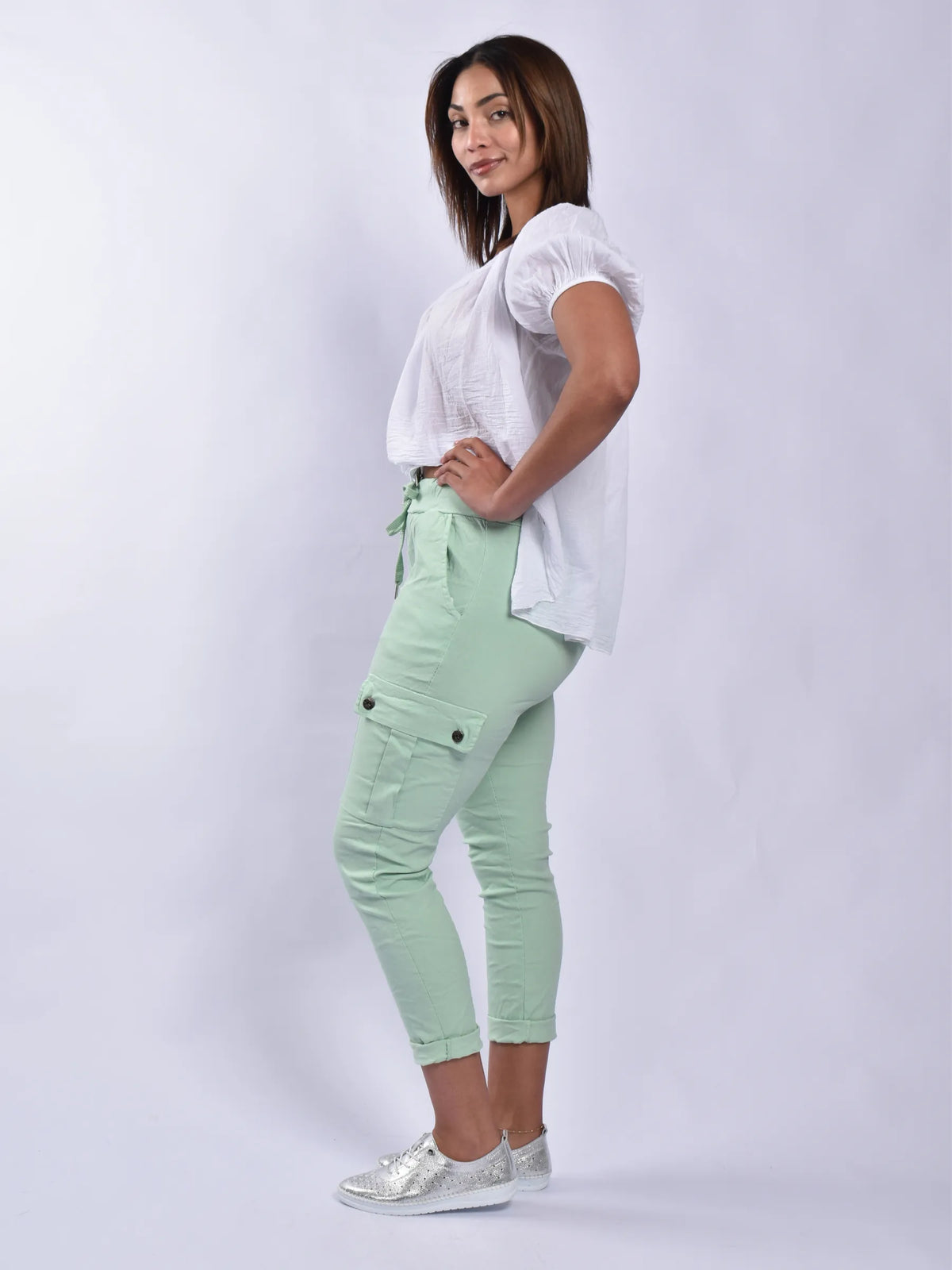 Made In Italy Side Pockets Pants