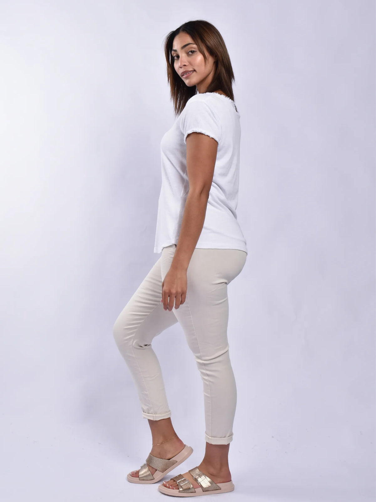 Made In Italy V-neck Top