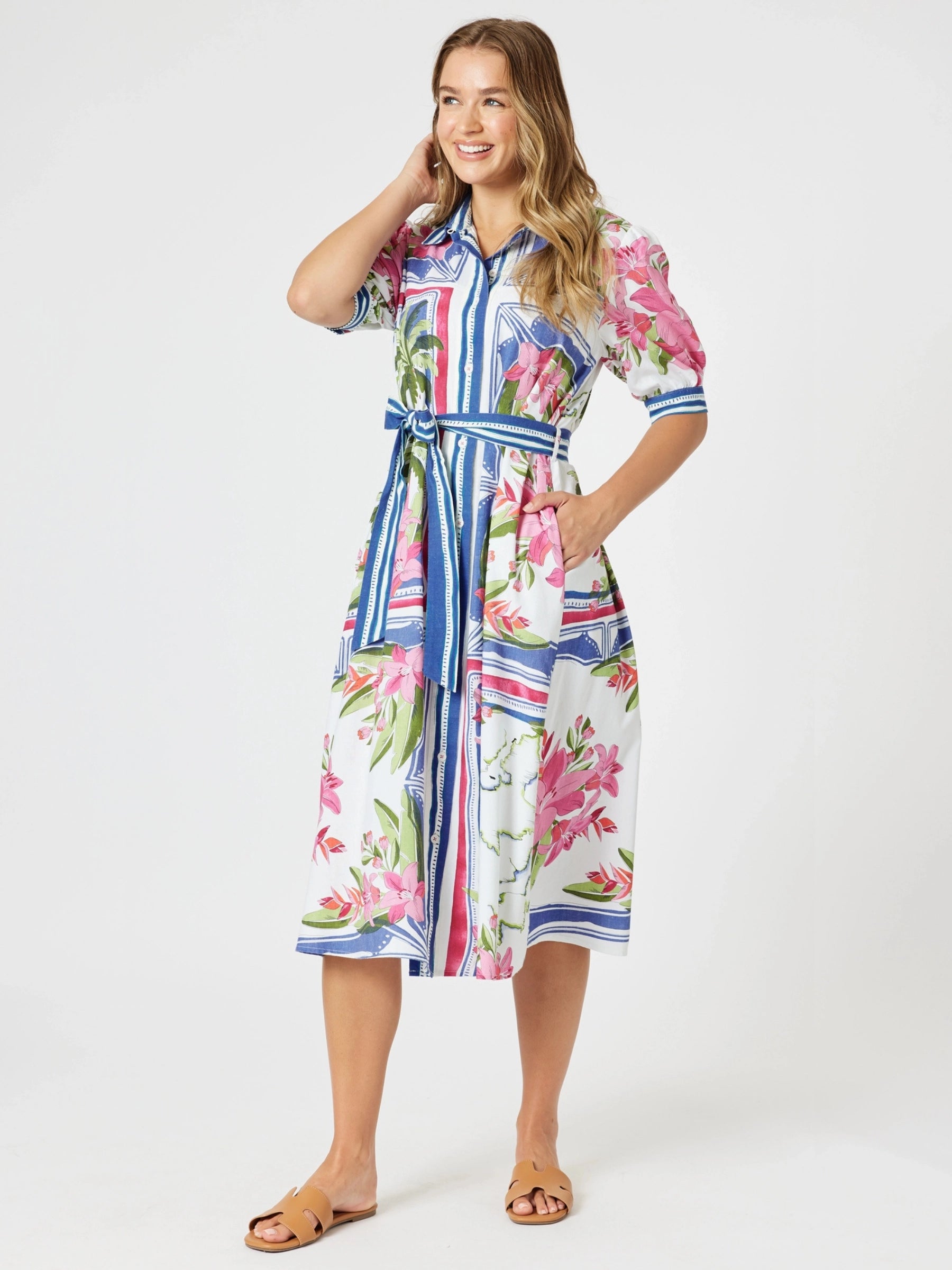 GORDON SMITH MILTI BLUE MONACO DRESS