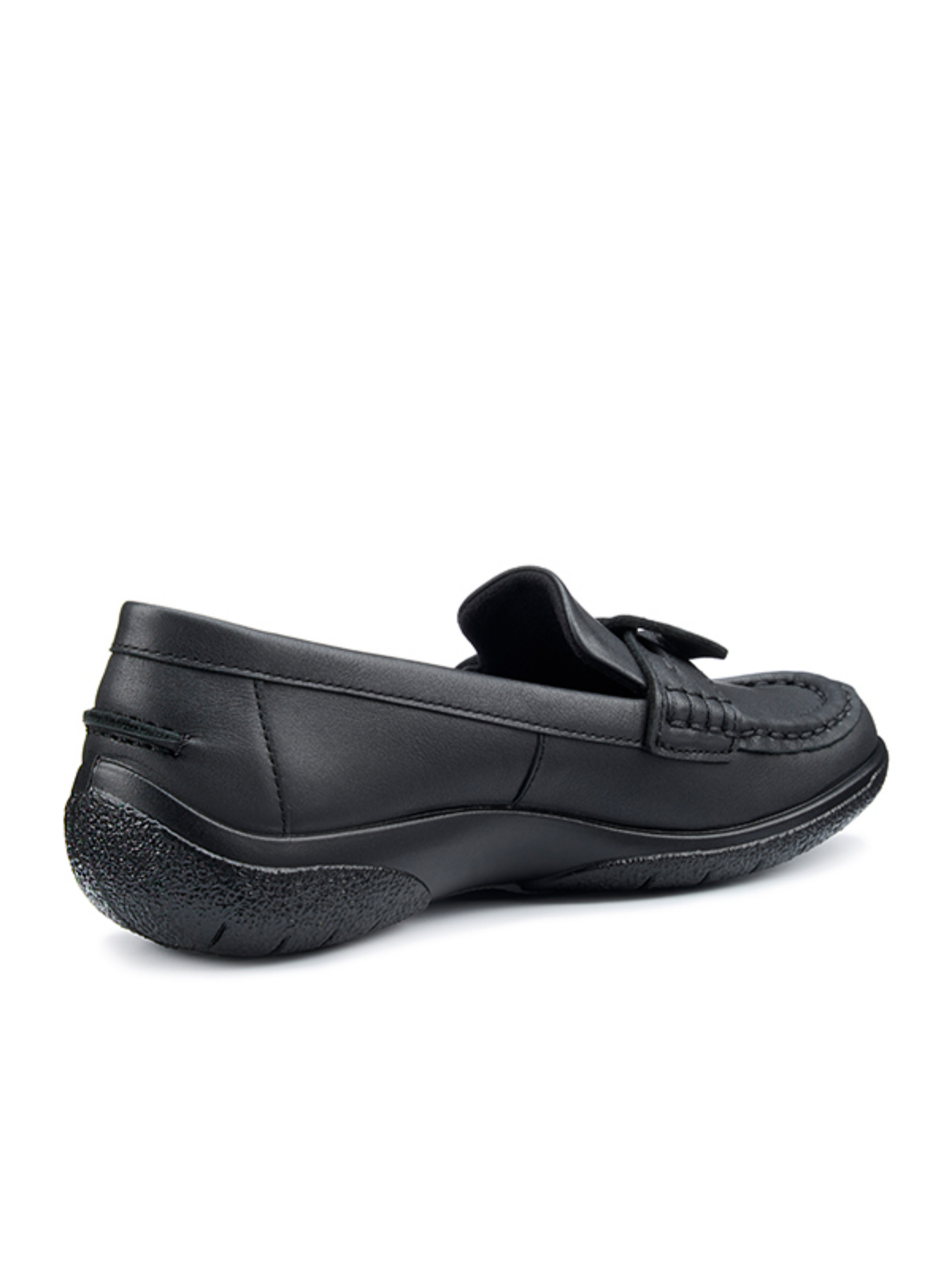HOTTER BLACK CABANA MOCCASIN