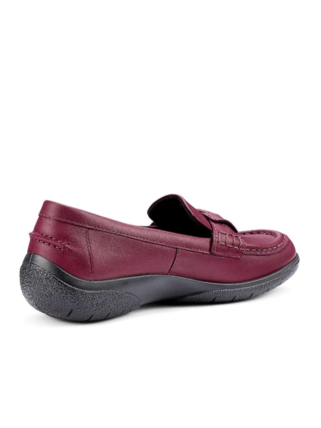 HOTTER BLACK CABANA MOCCASIN