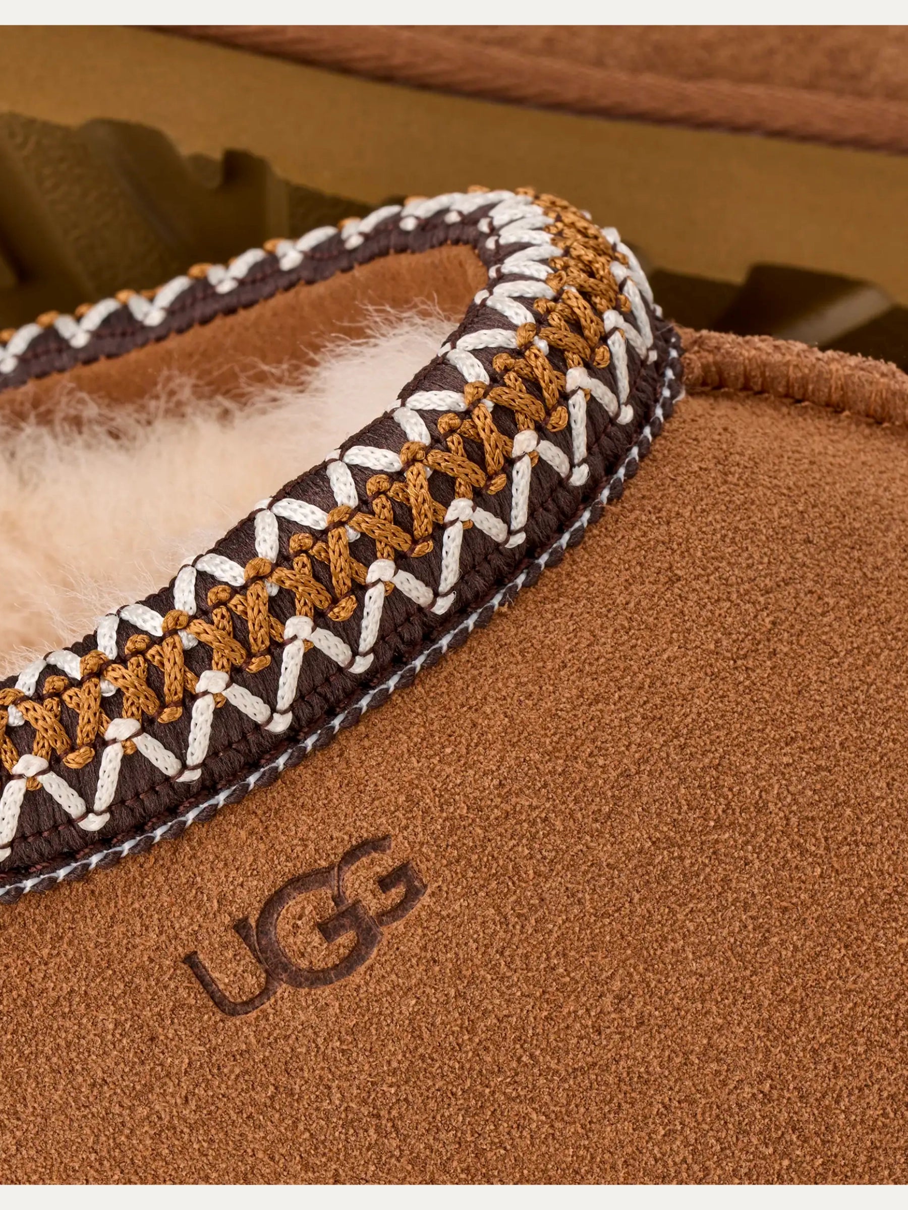 UGG UNISEX BLACK TASMAN SLIP- ON