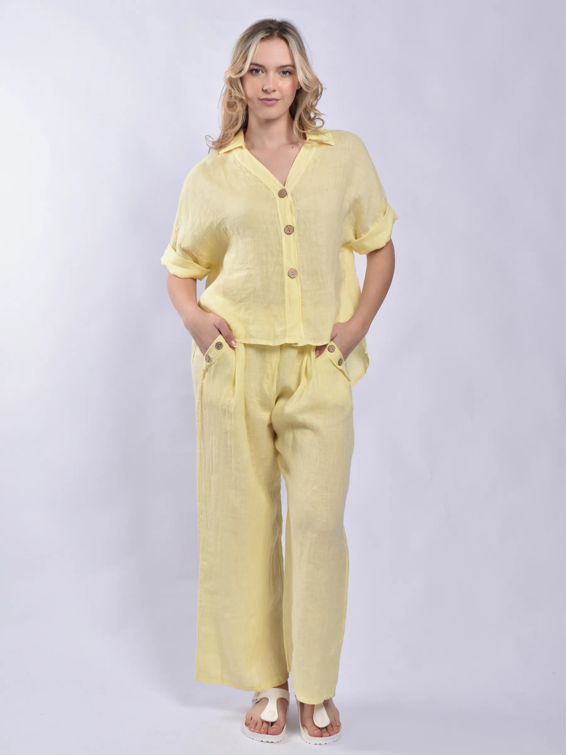 Made In Italy Linen Shirt
