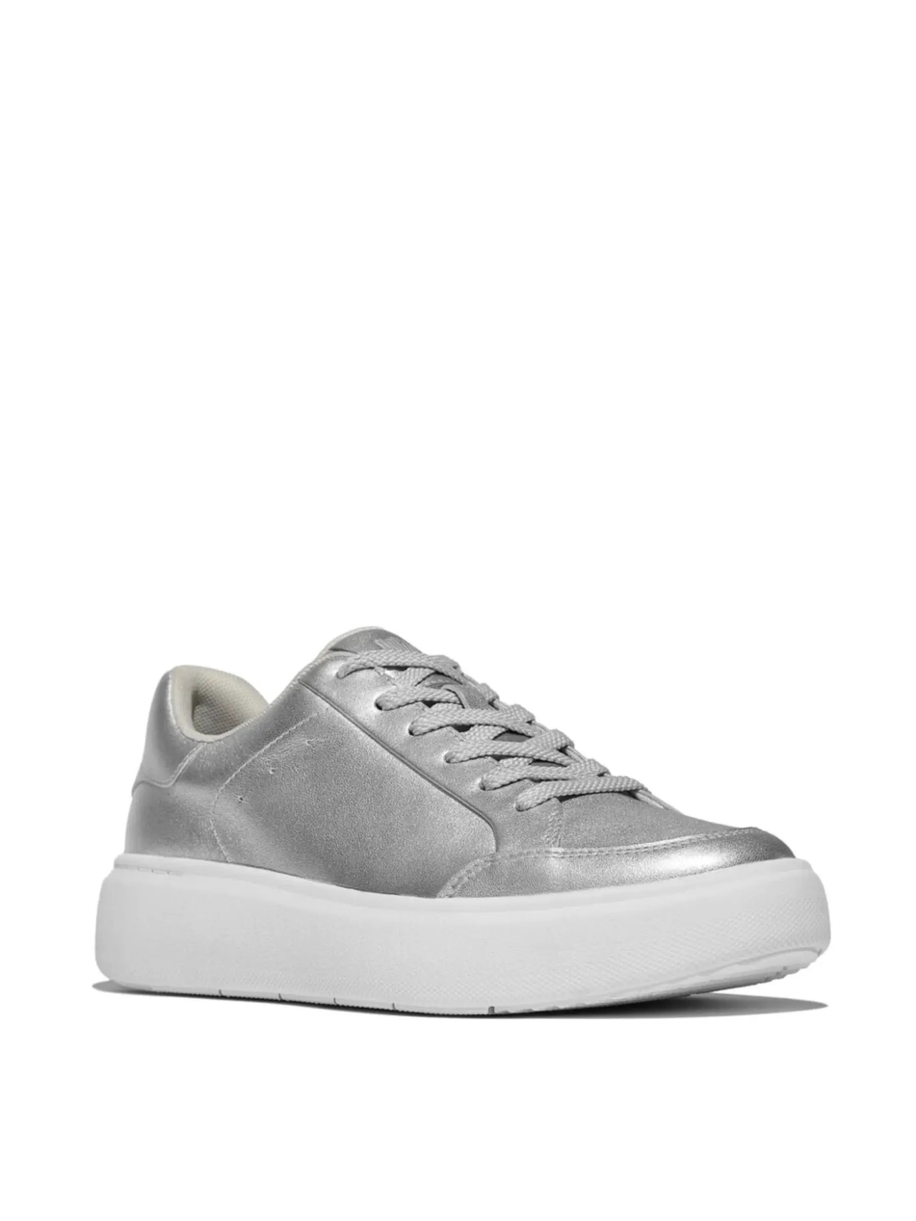 FITFLOP PLATINO RTG METALIC LEATHER SNEAKER