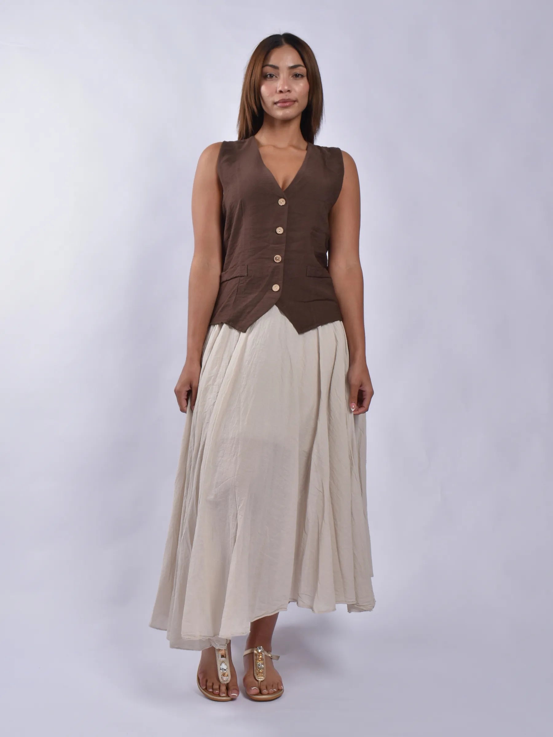 Made In Italy Vest Top