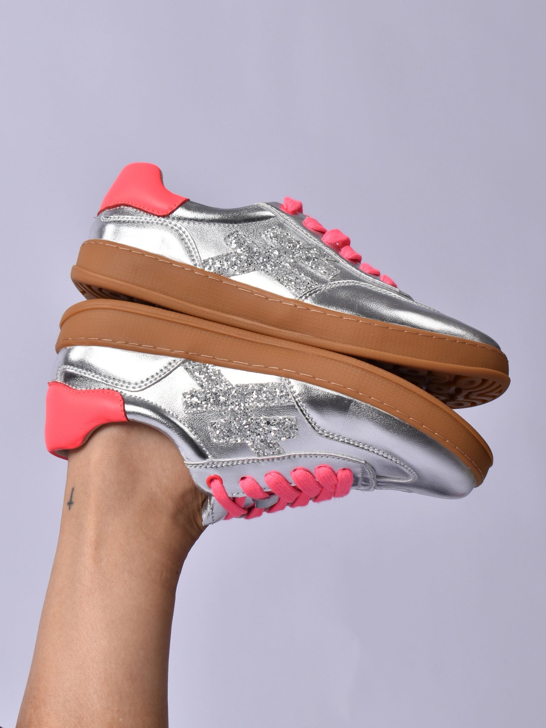 JULZ PINK LUMI SNEAKER