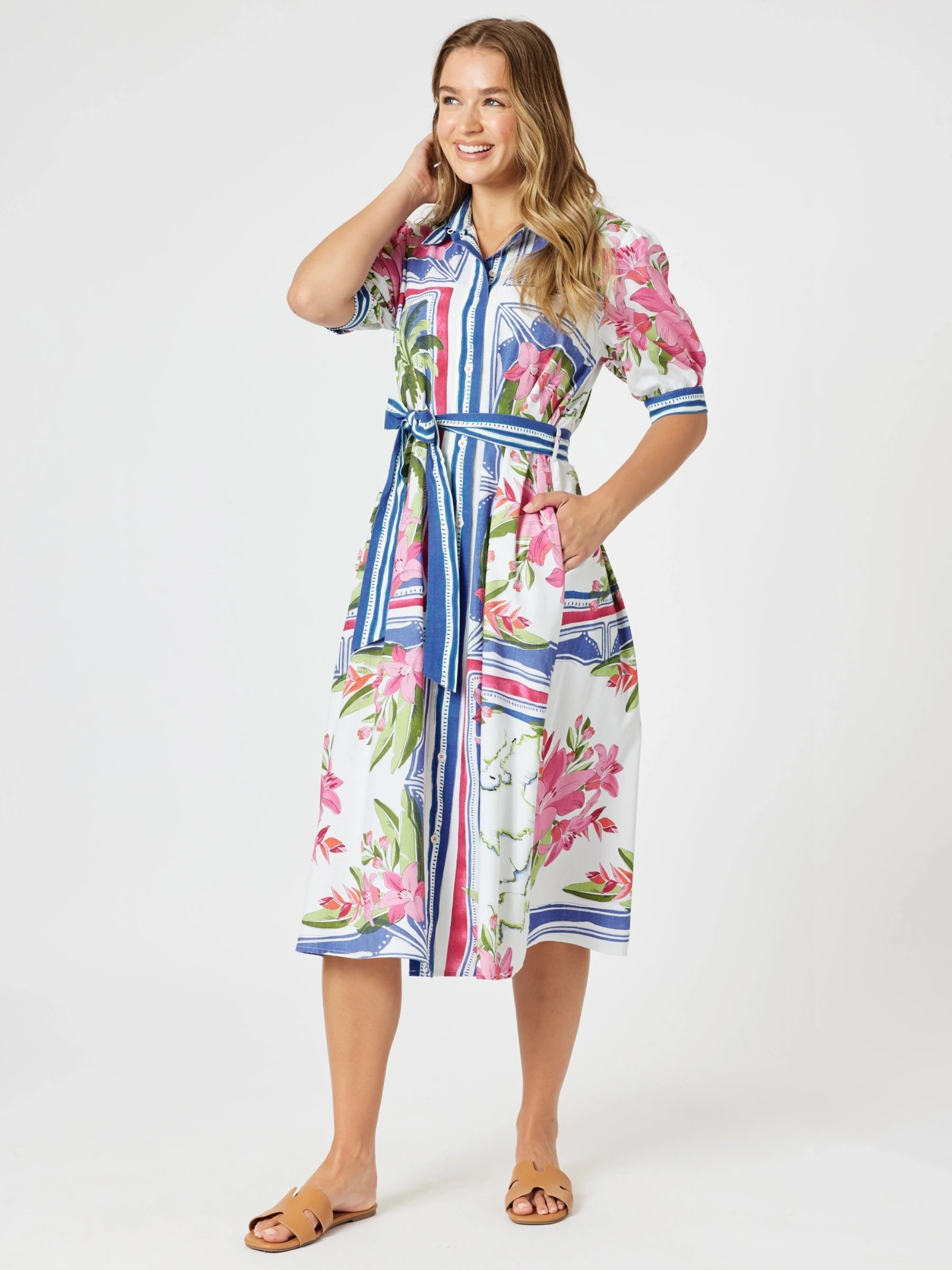 GORDON SMITH MILTI BLUE MONACO DRESS