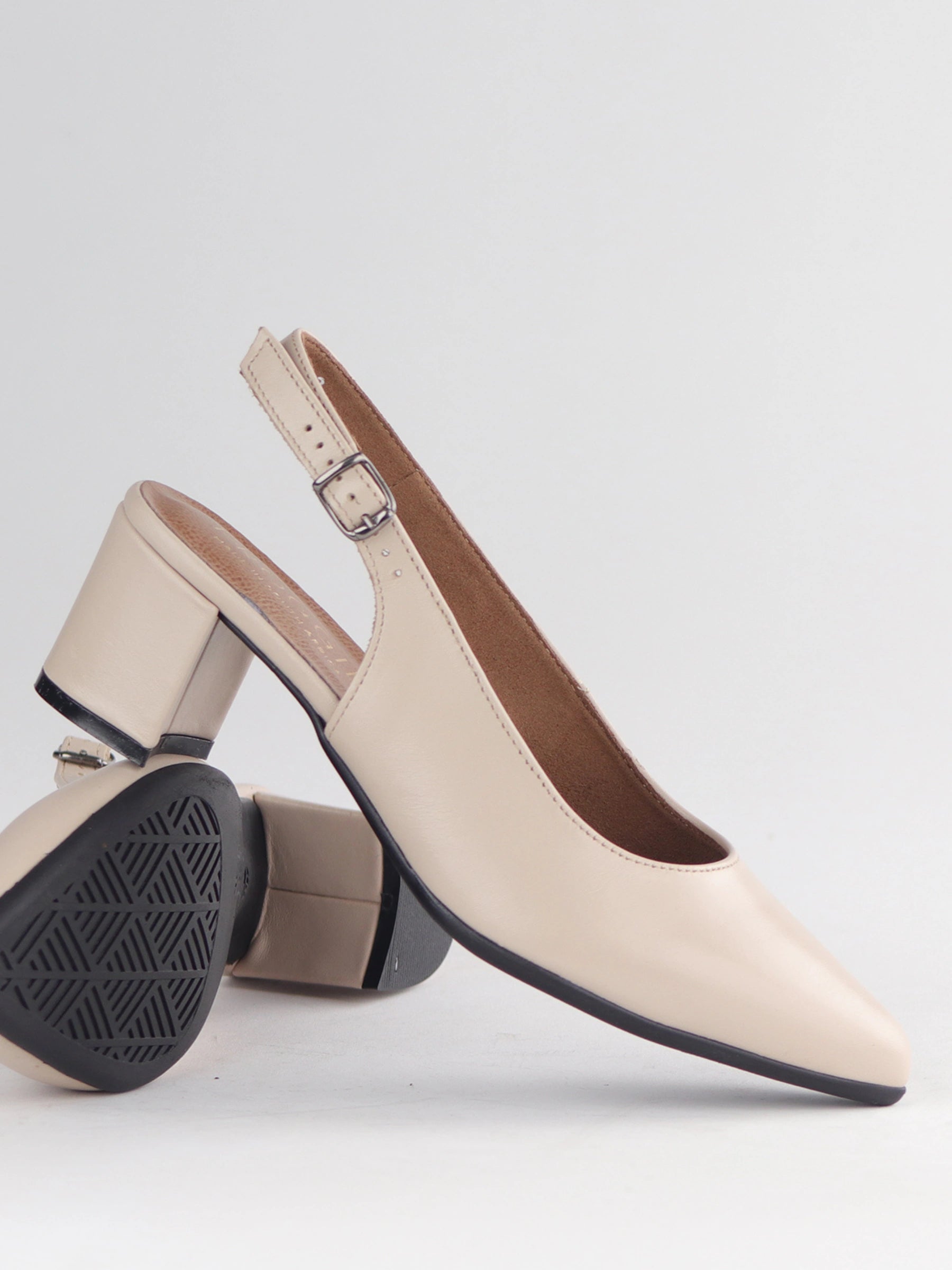 FROGGIE SLING BACK BLOCK HEEL