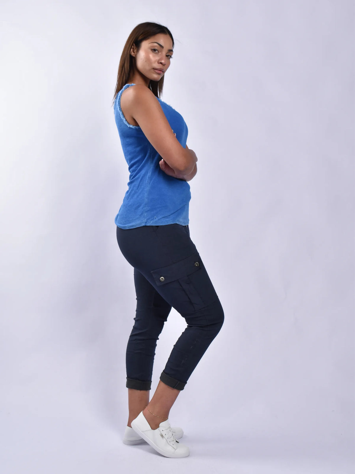 Made In Italy Frill Cami