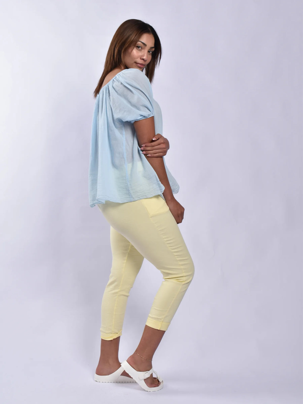 Made In Italy Button Pants